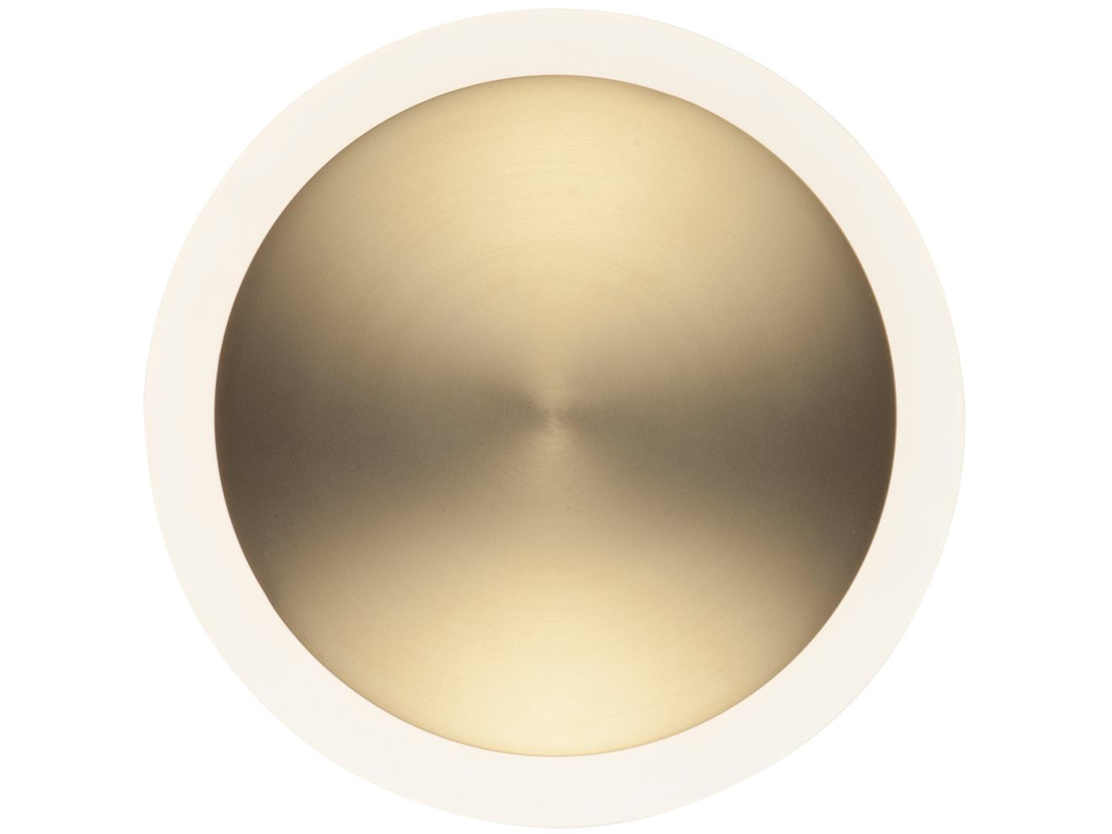 ET2 1-Light Black Gold White LED Wall Sconce