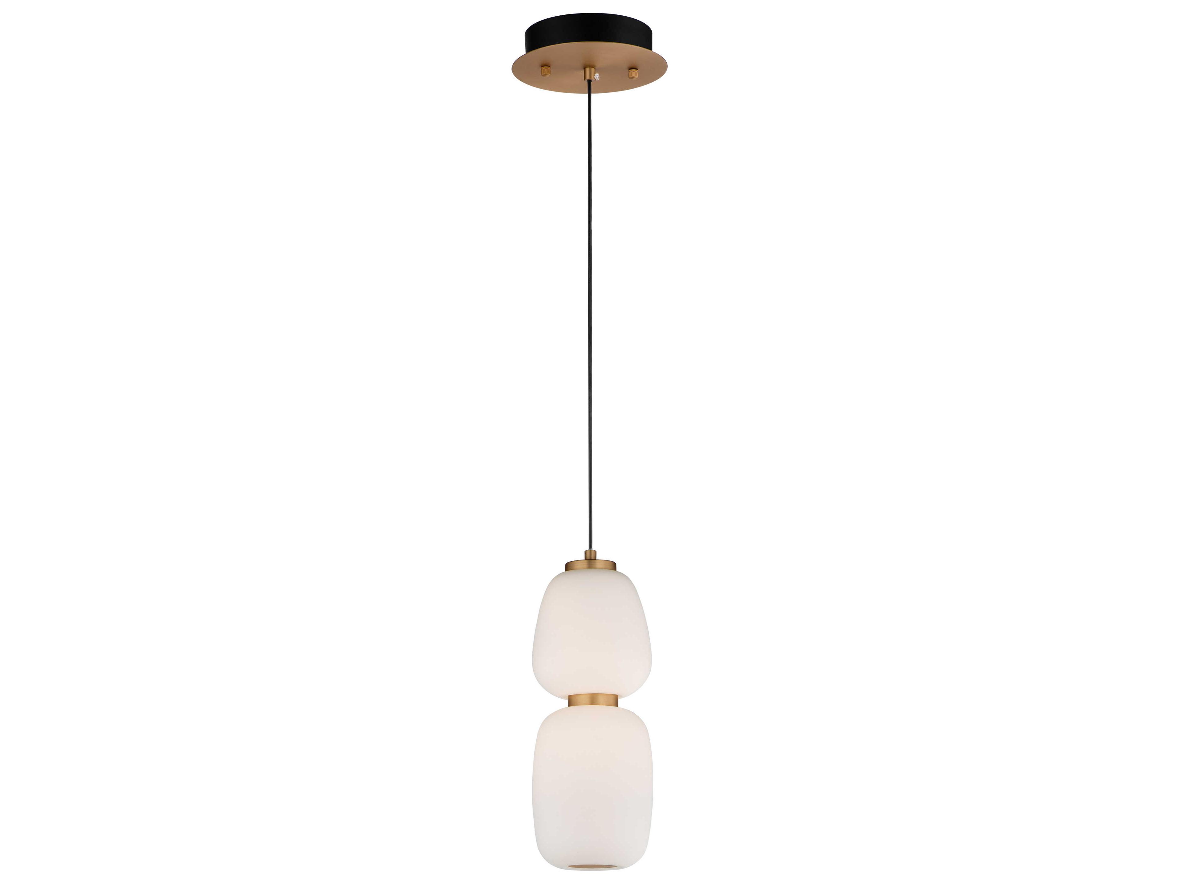 Soji Pendant Light in Black and Gold