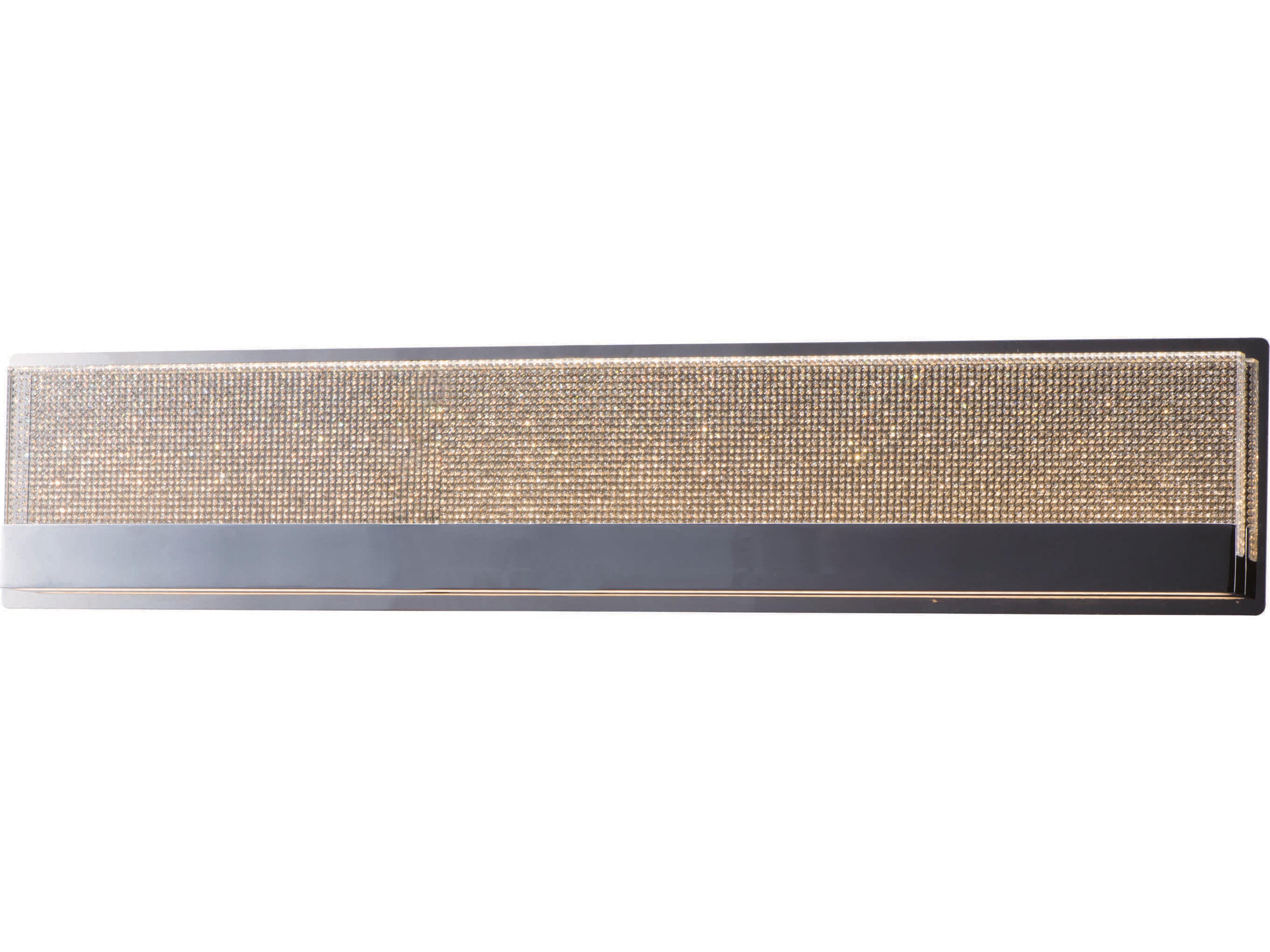 Sparkler Polished Chrome Crystal LED Vanity Light