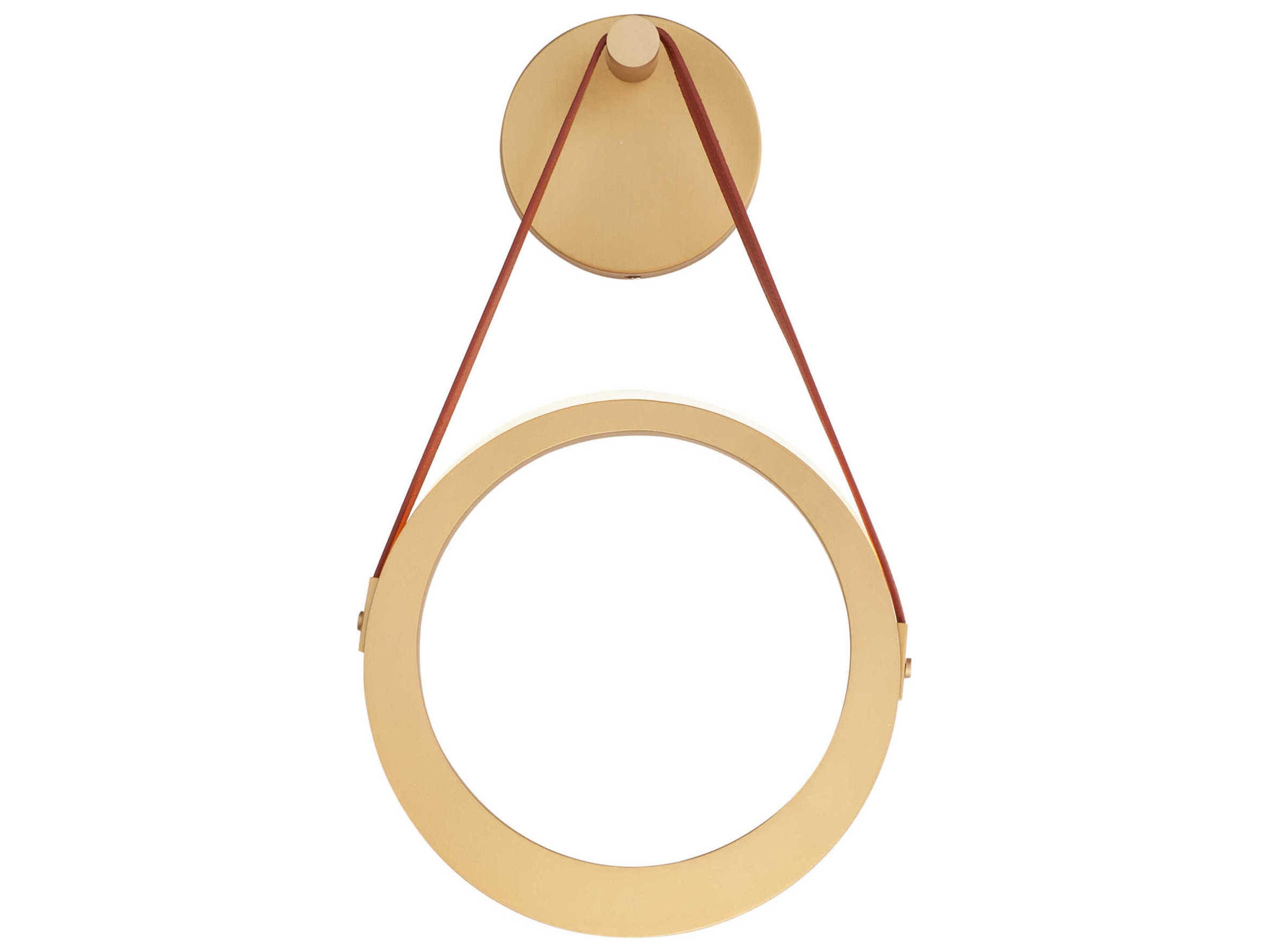 Tether 1-Light Natural Aged Brass LED Wall Sconce