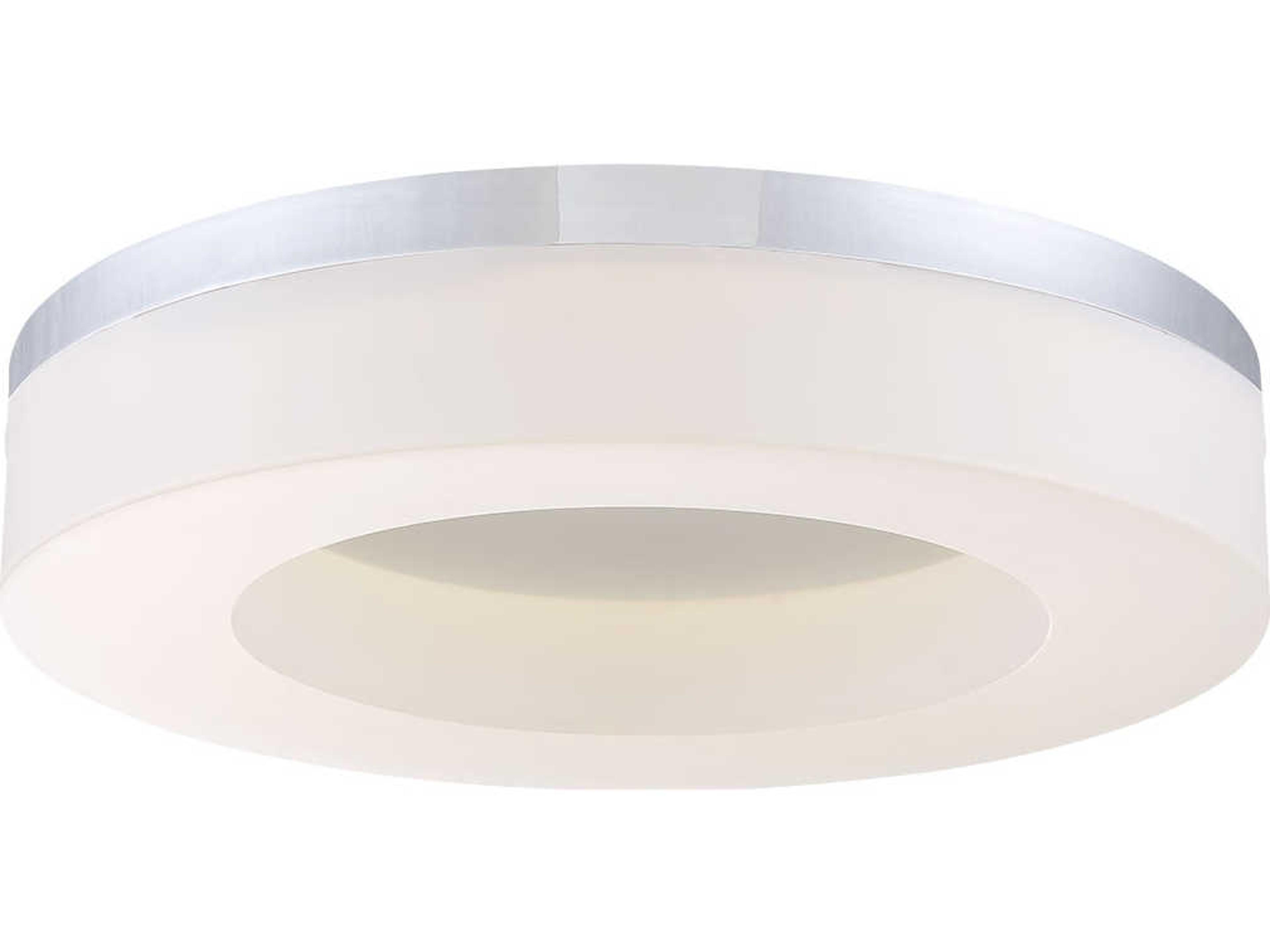 Eurofase Abell 1-Light Chrome LED Round Flush Mount
