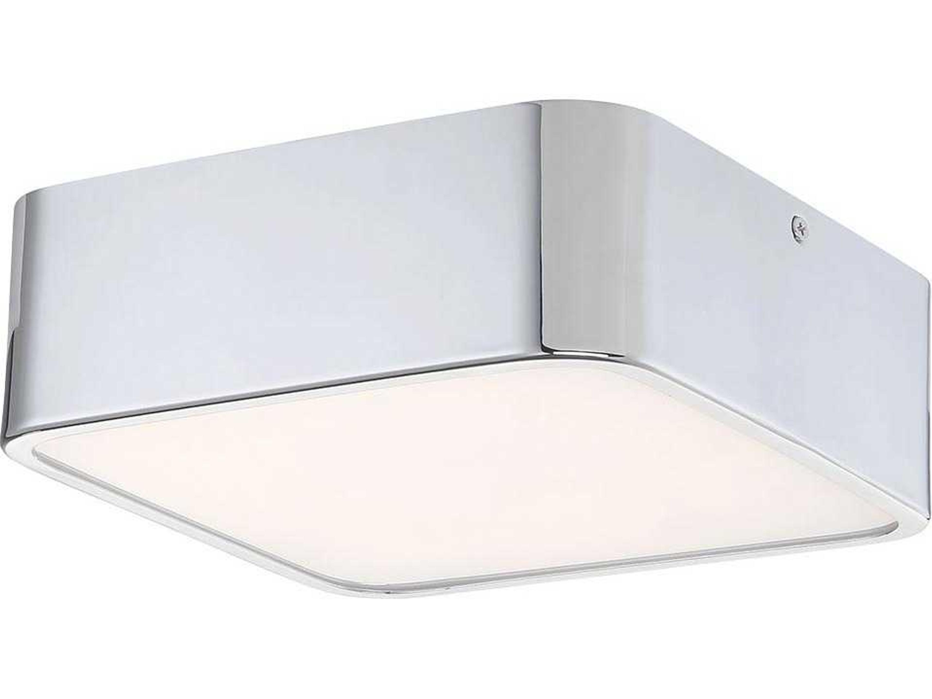 Bays 1-Light Chrome LED Flush Mount