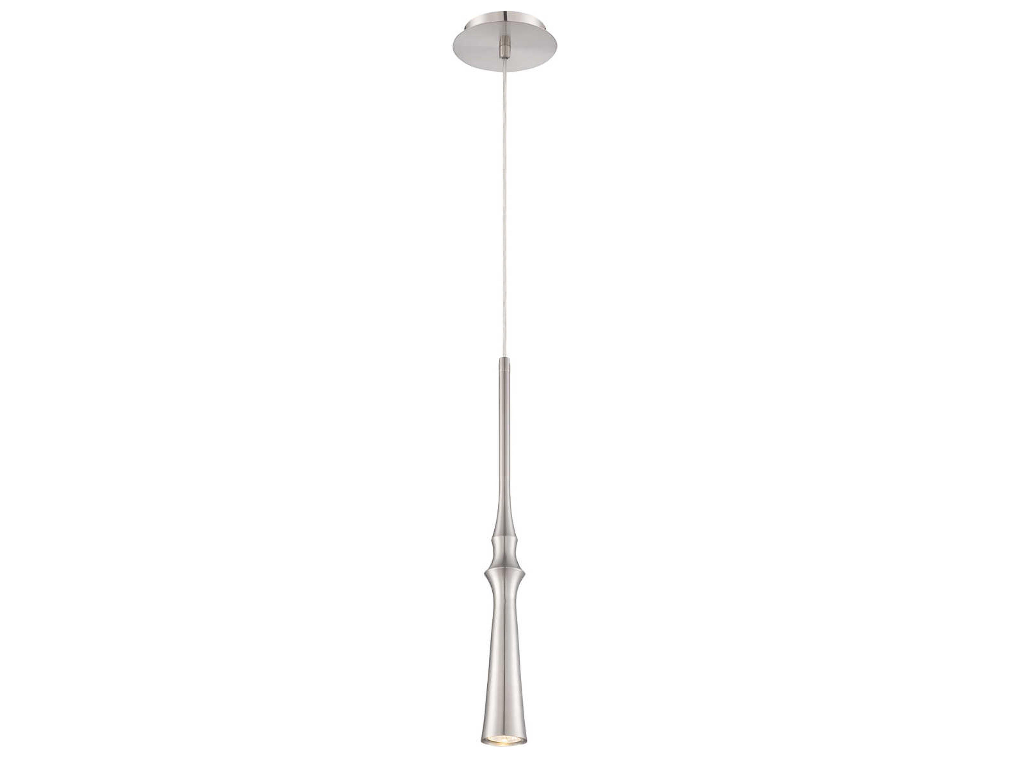Cani 1-Light Satin Nickel Mini Pendant