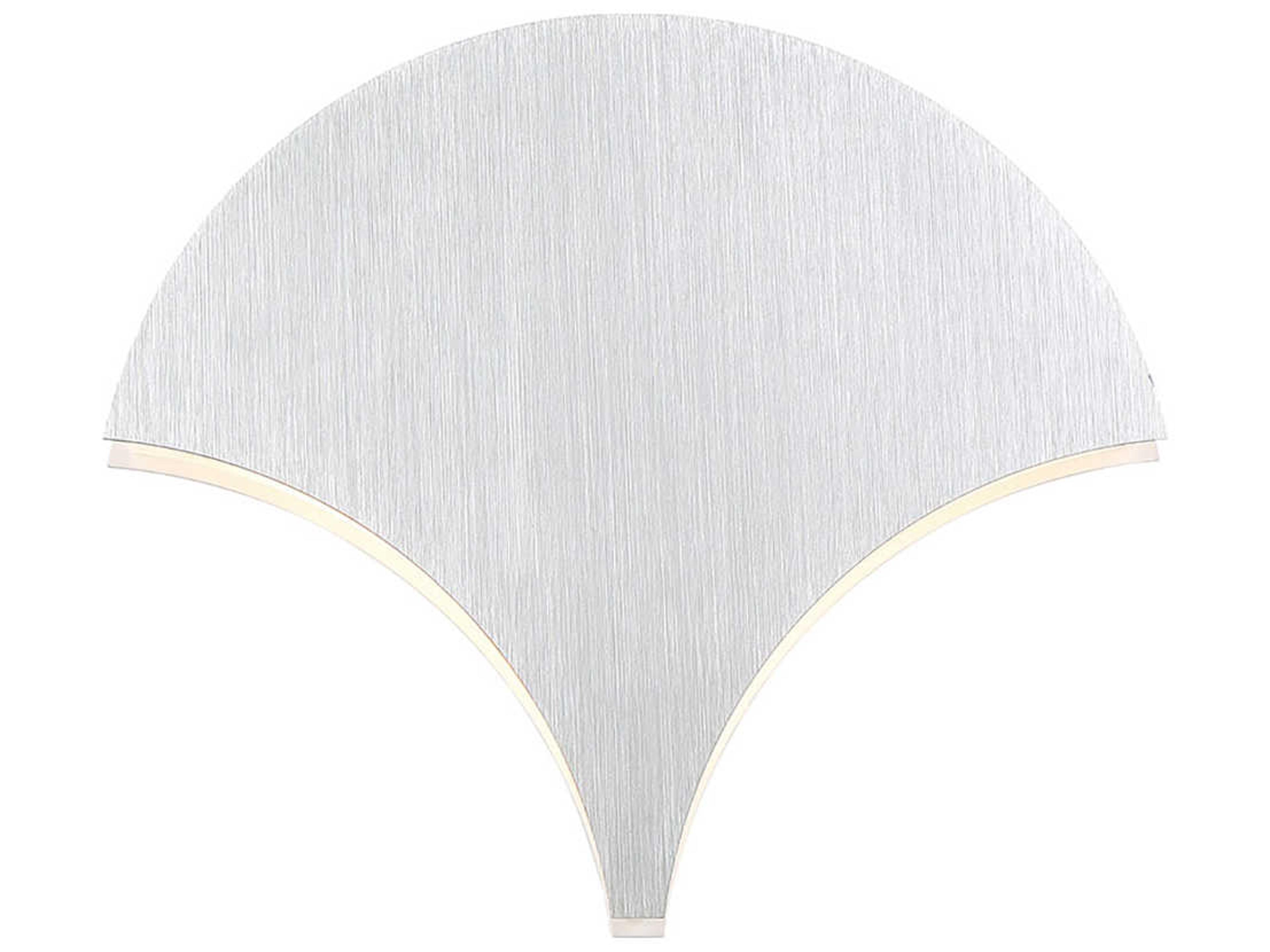 Carlaw Aluminum Silver LED Wall Sconce