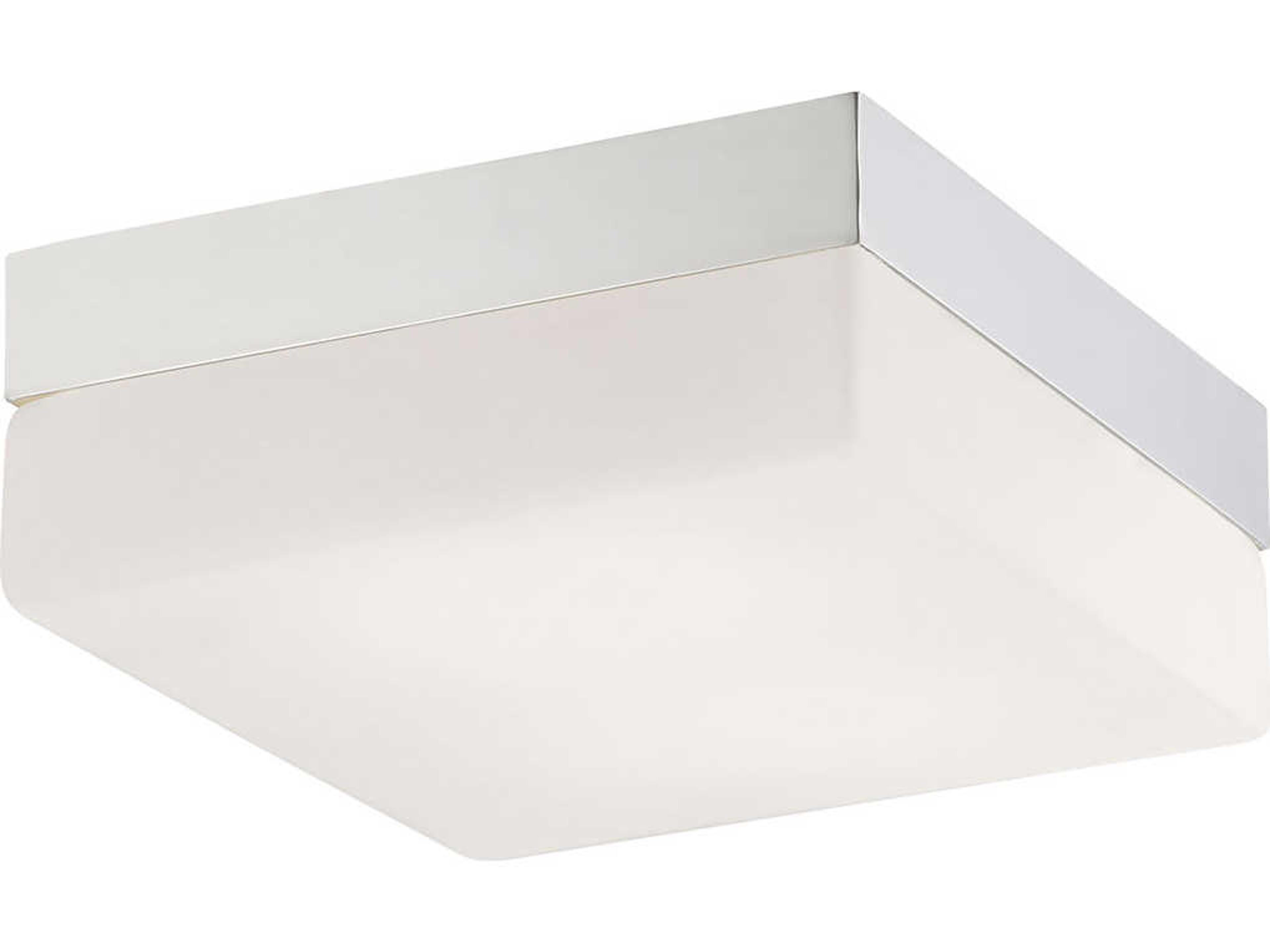 Eurofase Dixon 1-Light Chrome Glass LED Flush Mount