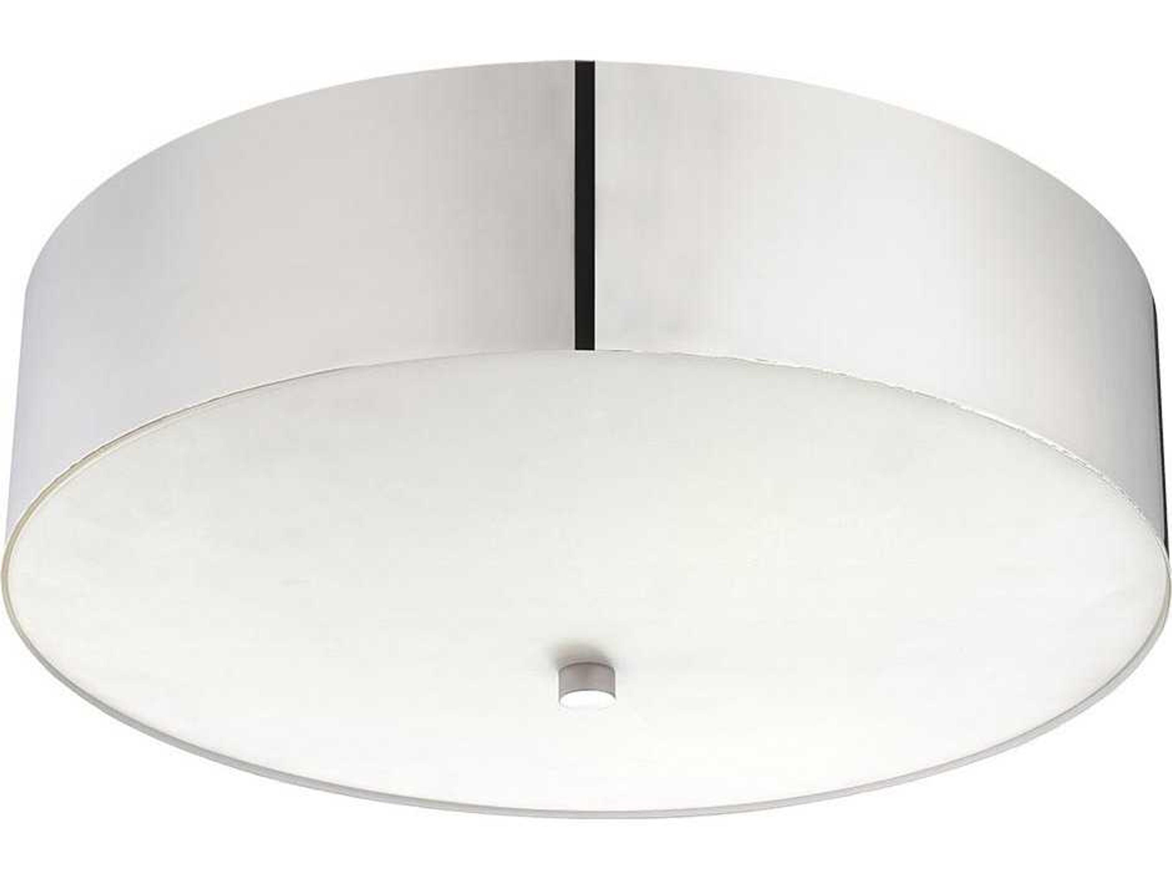 Element LED Flush Mount Ceiling Light in Brushed Nickel