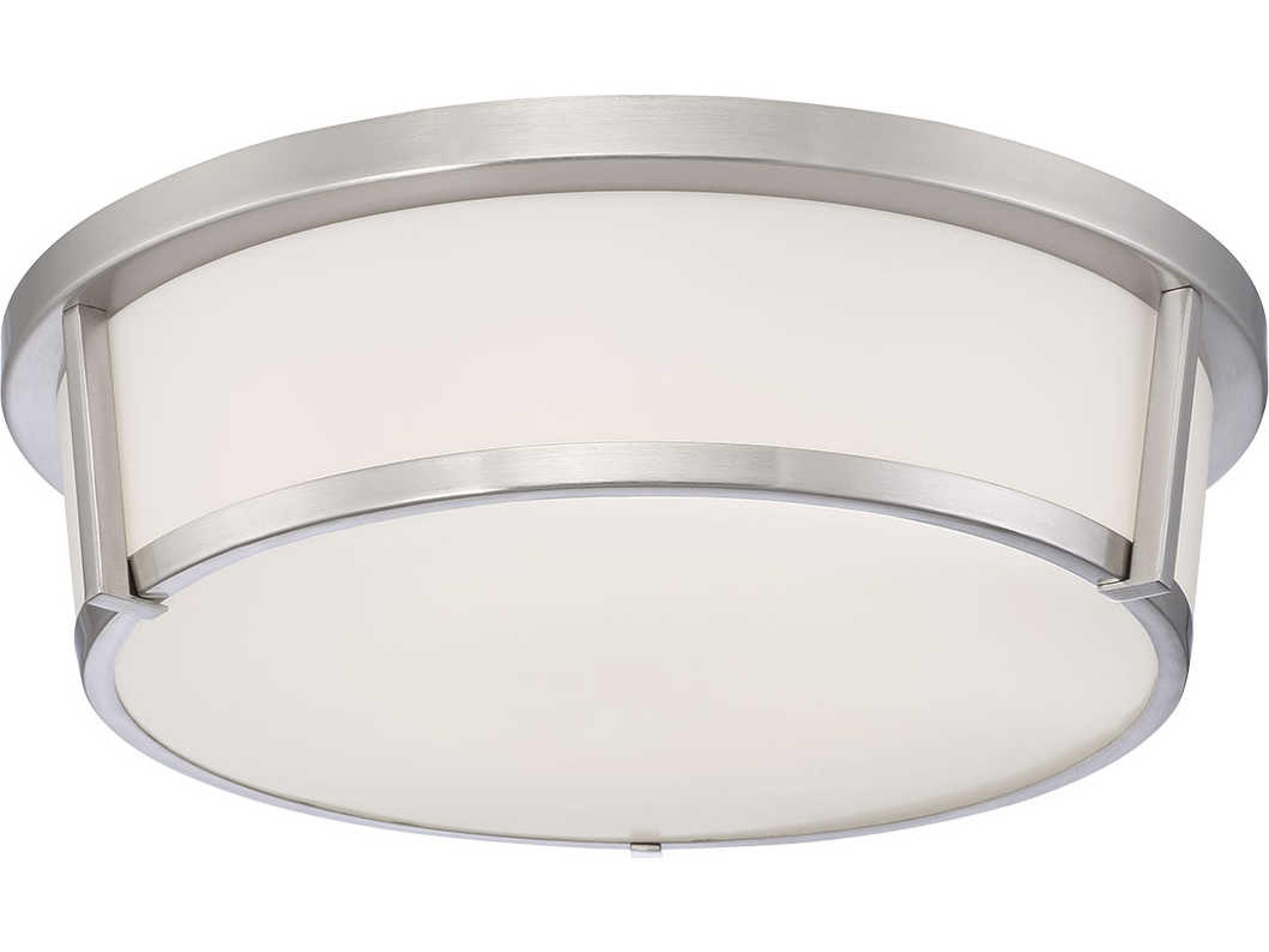 Eurofase Java 1-Light Satin Nickel LED Round Flush Mount