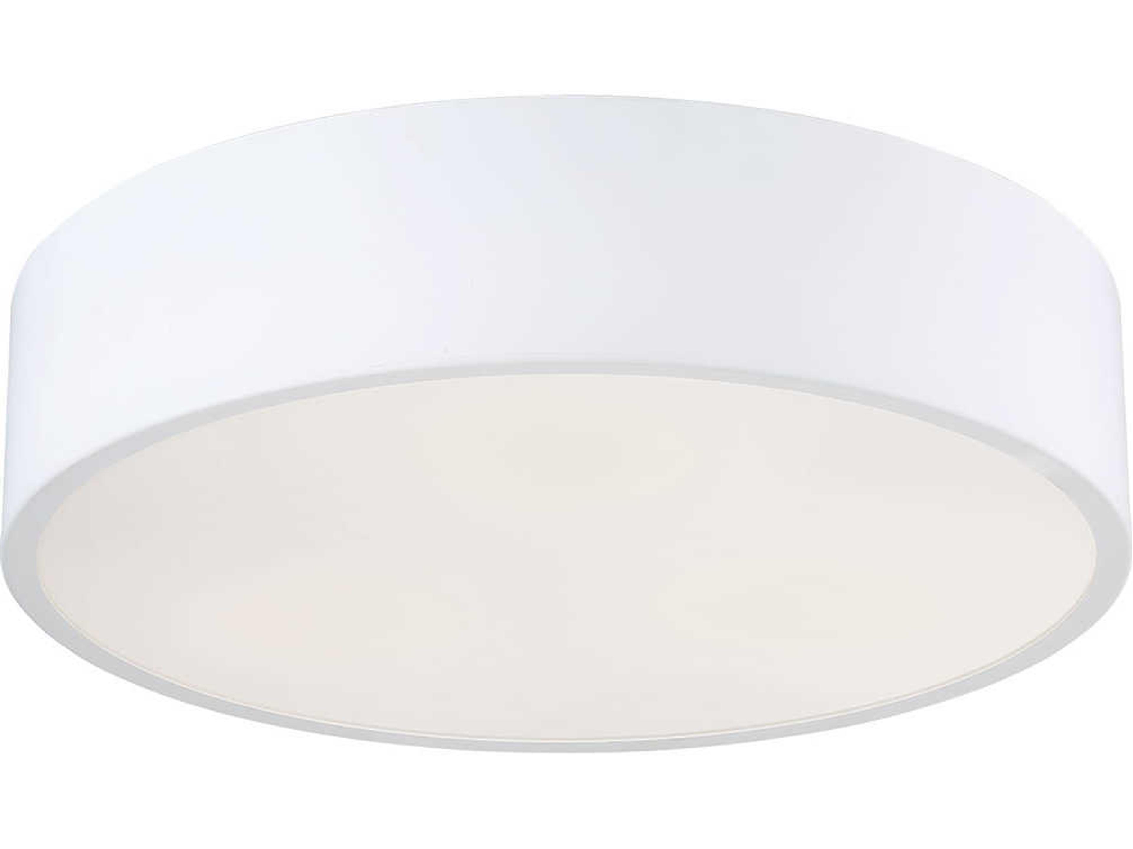 Napoleon 1-Light White LED Flush Mount