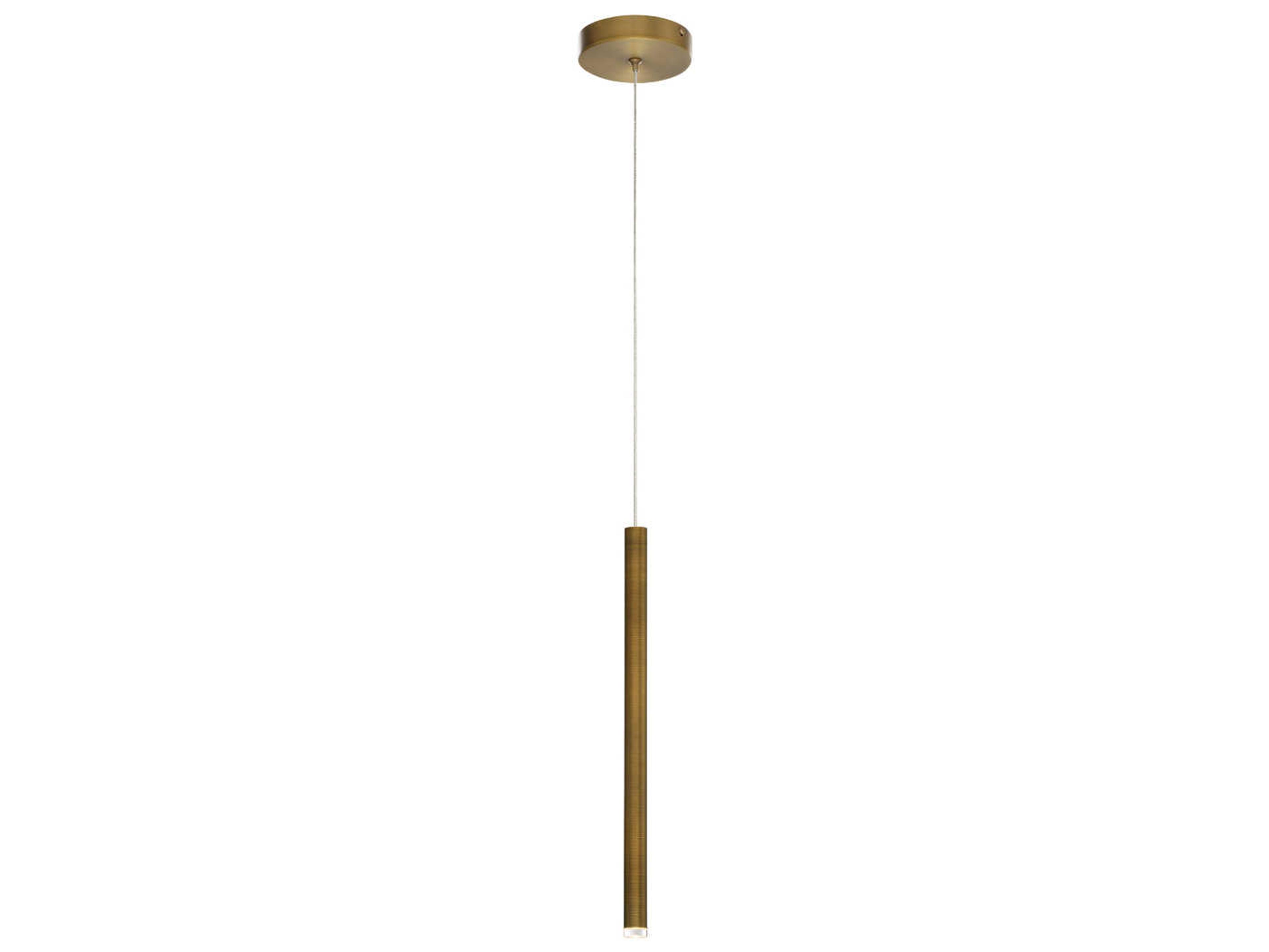 Navada LED Pendant Light in Antique Brass