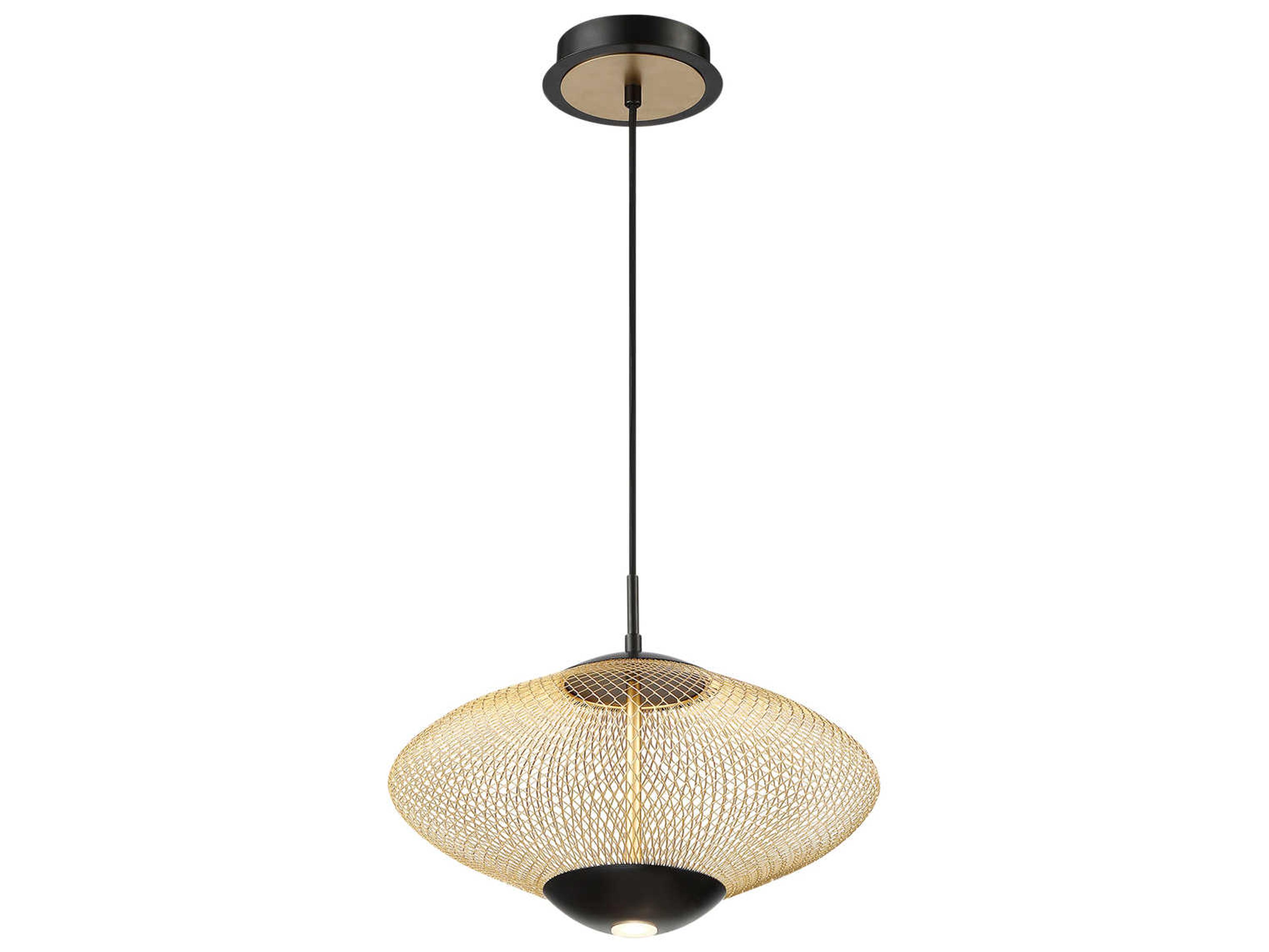 Park Pendant Light Modern Gold Mesh