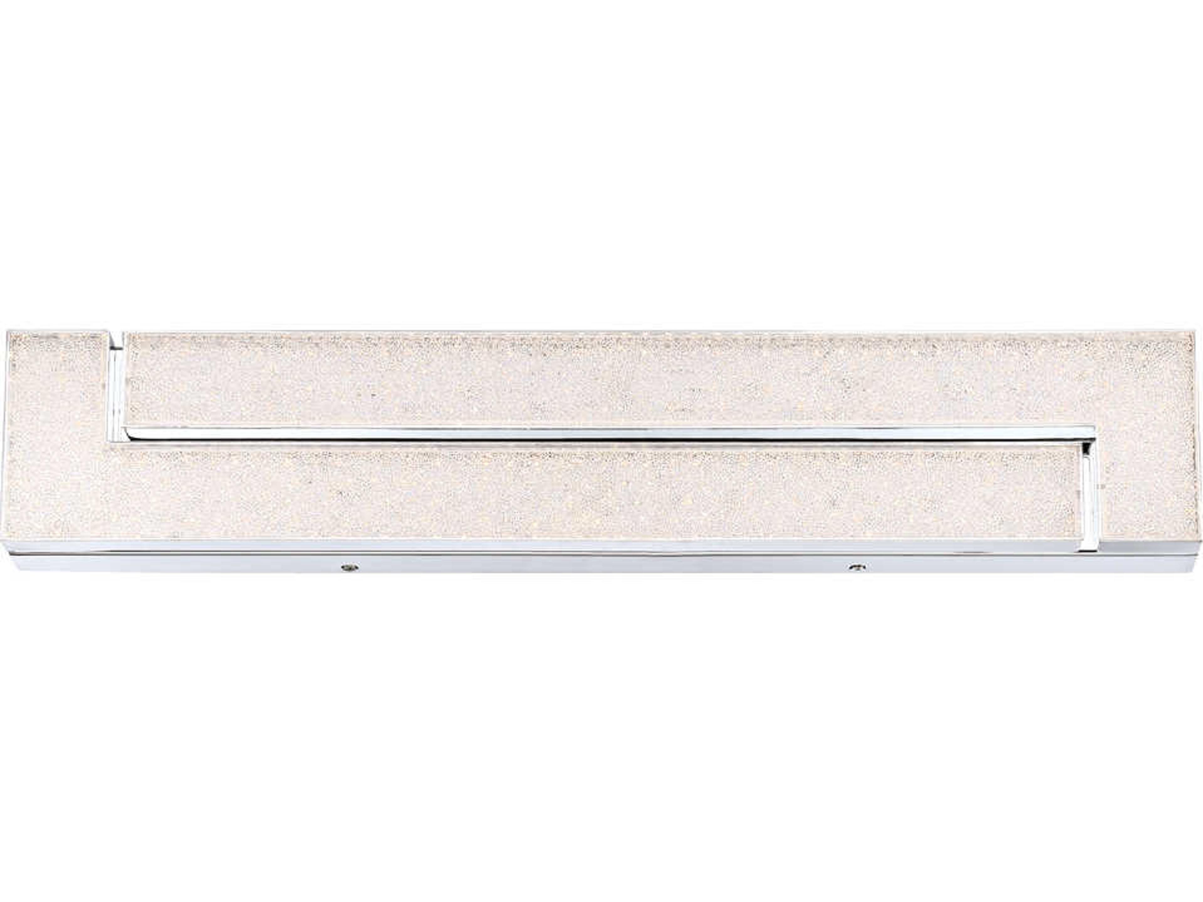 Santi Chrome Crystal LED Vanity Light