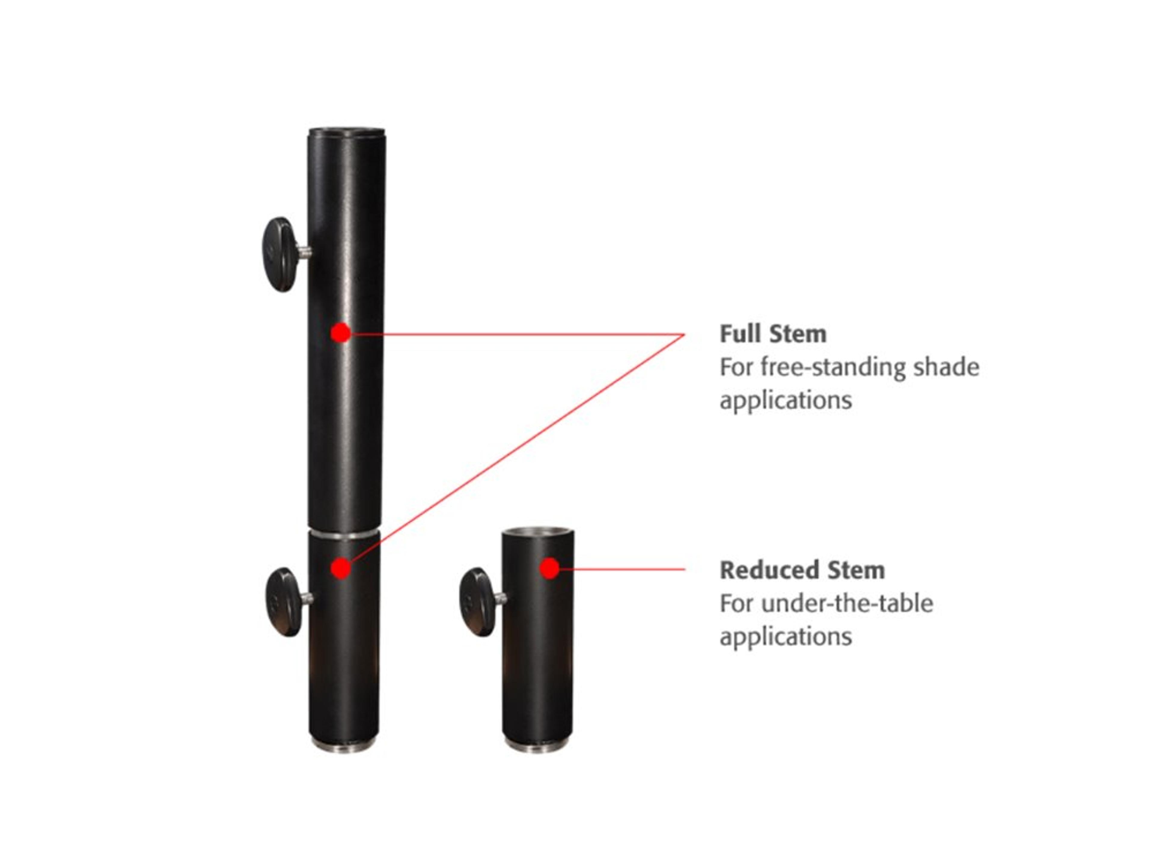 Treasure Garden 70 Pound Steel Umbrella Base 19' Foot with 2' Foot Stem