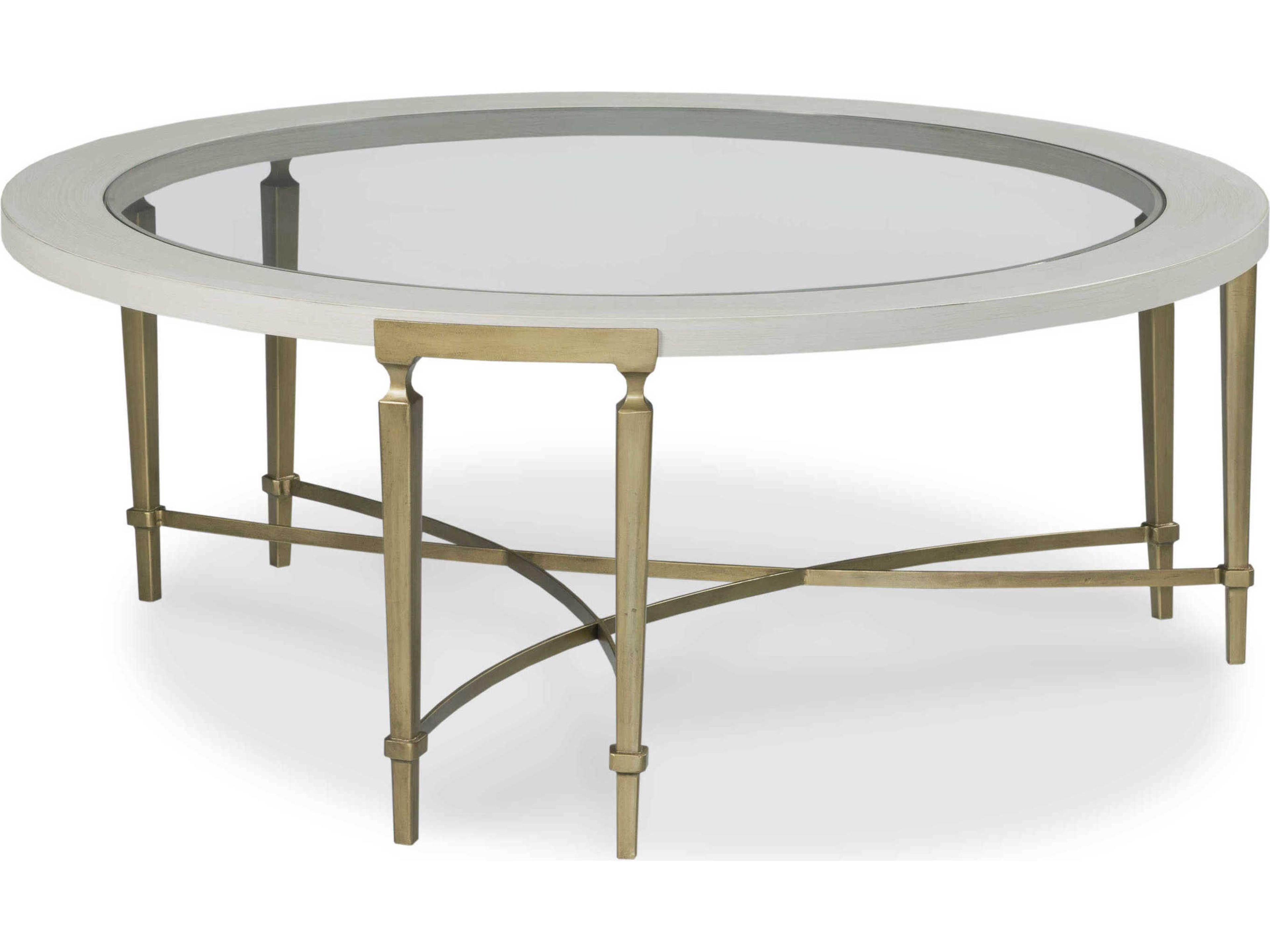 East Camden Round Wood Pearl Coffee Table