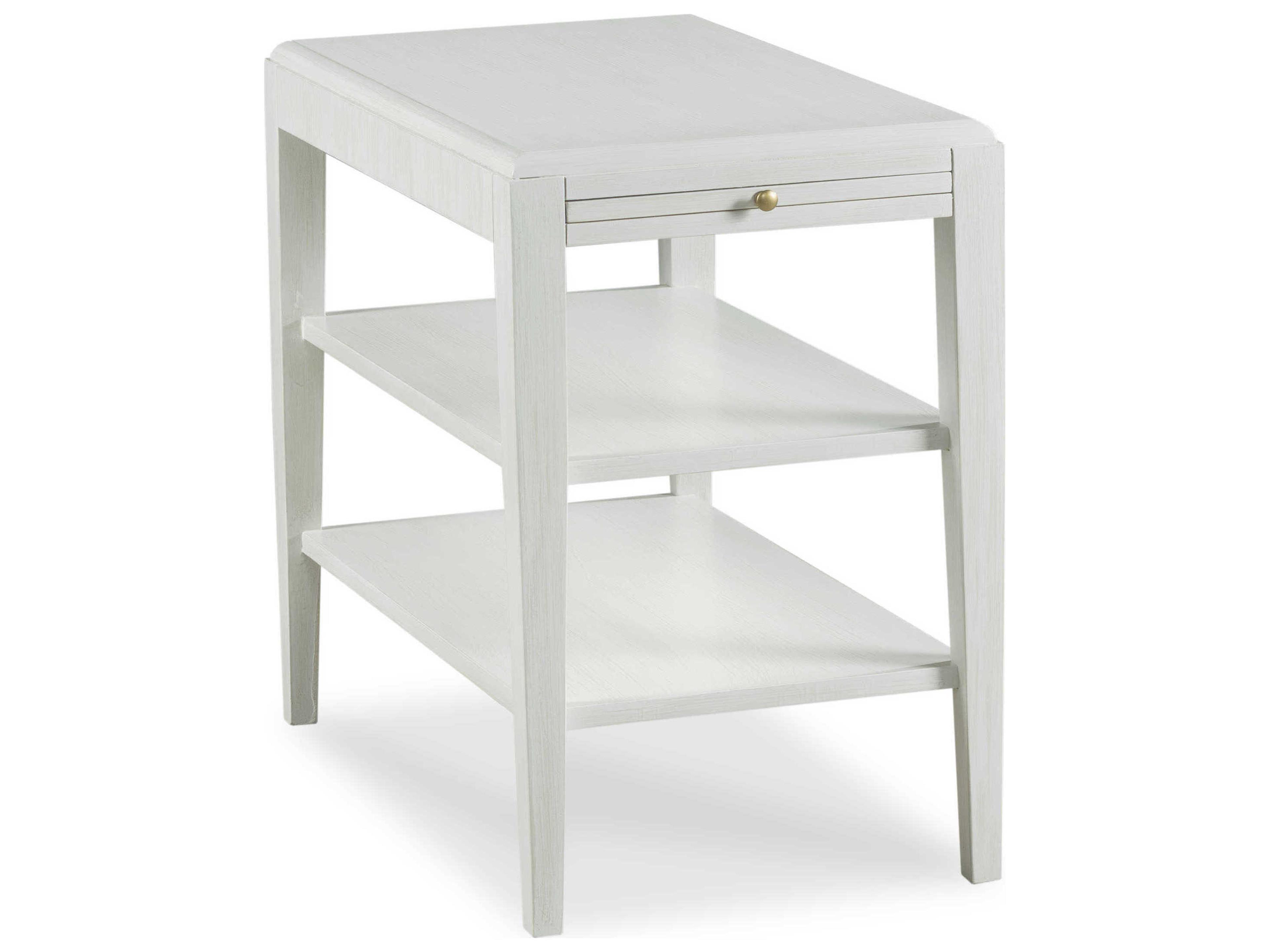 East Camden Rectangular Wood Pearl End Table