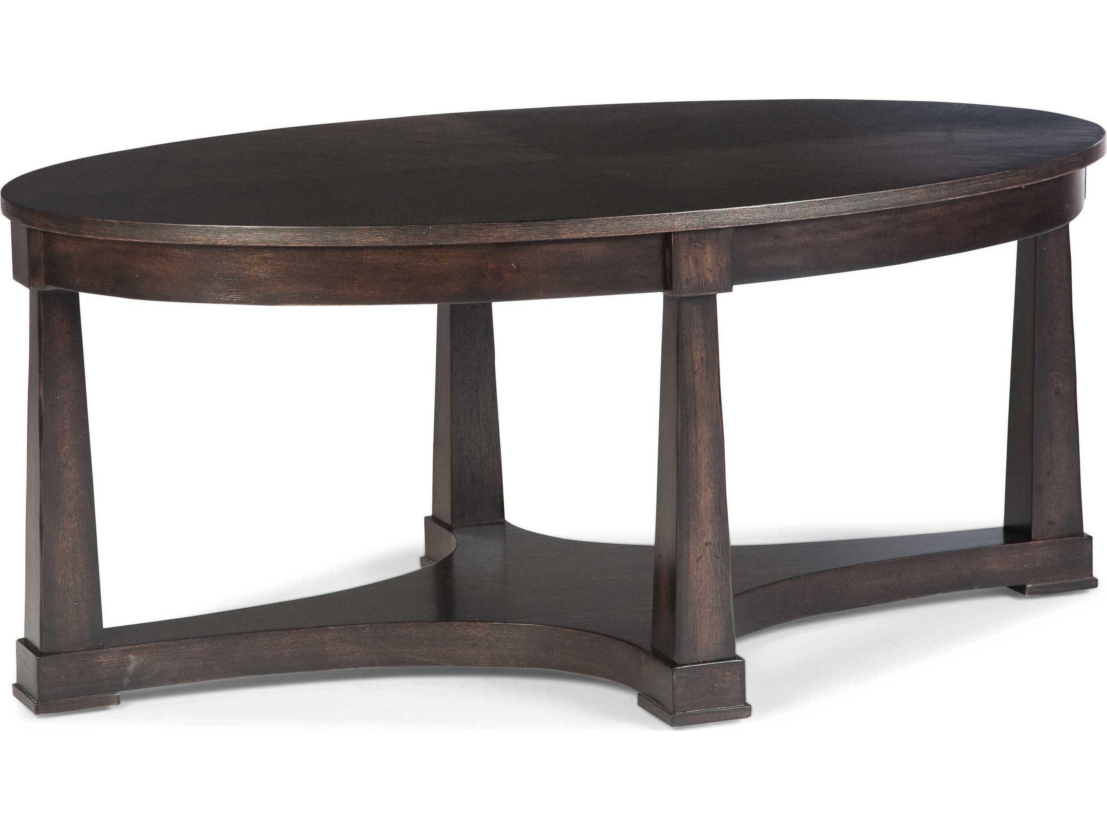 Revelation Oval Wood Graphite Coffee Table