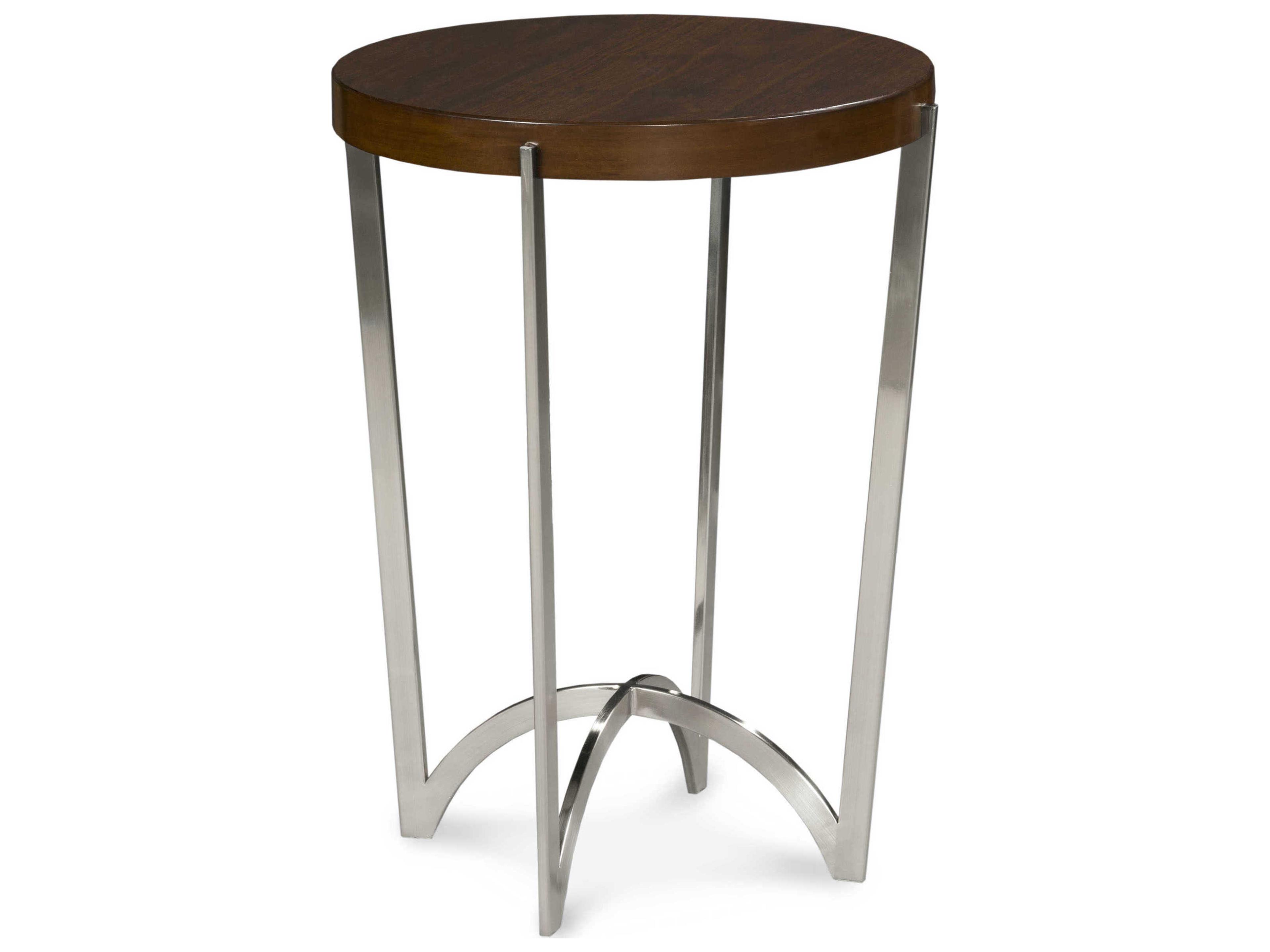 Vero Round Wood Sable End Table