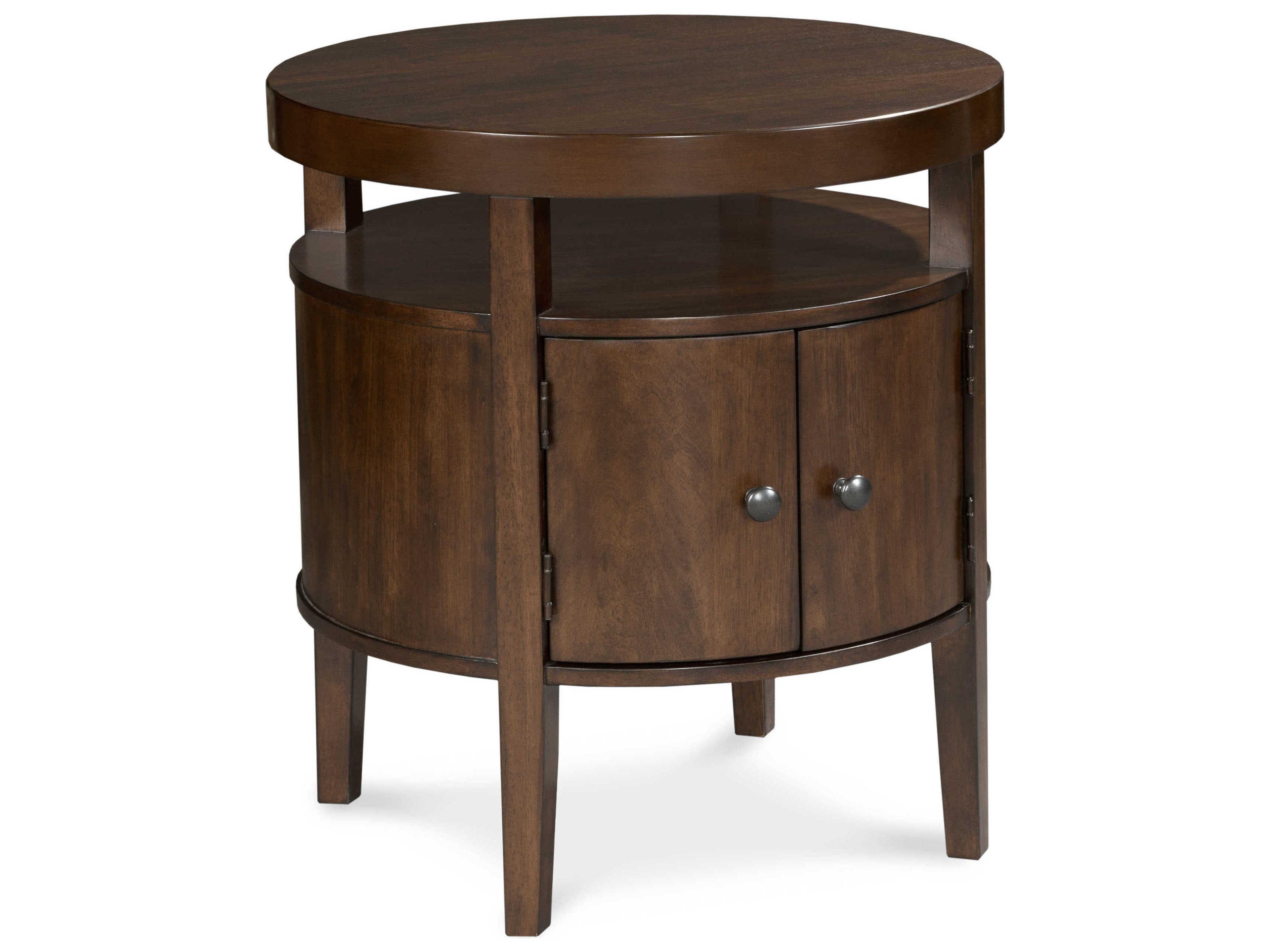 Fairfield Chair Vero Round Wood Sable End Table