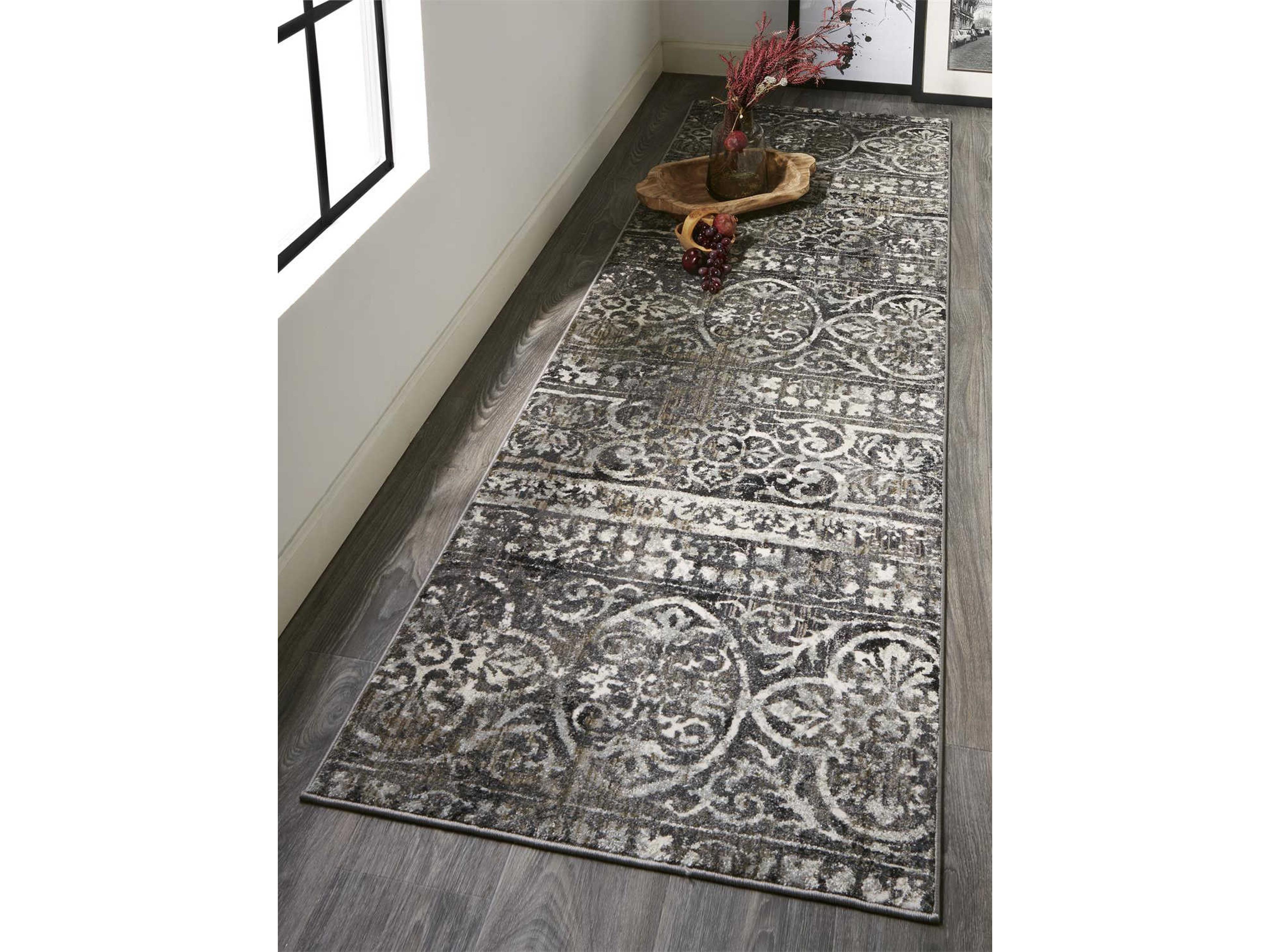 Feizy Rugs Kano Floral Runner Area Rug