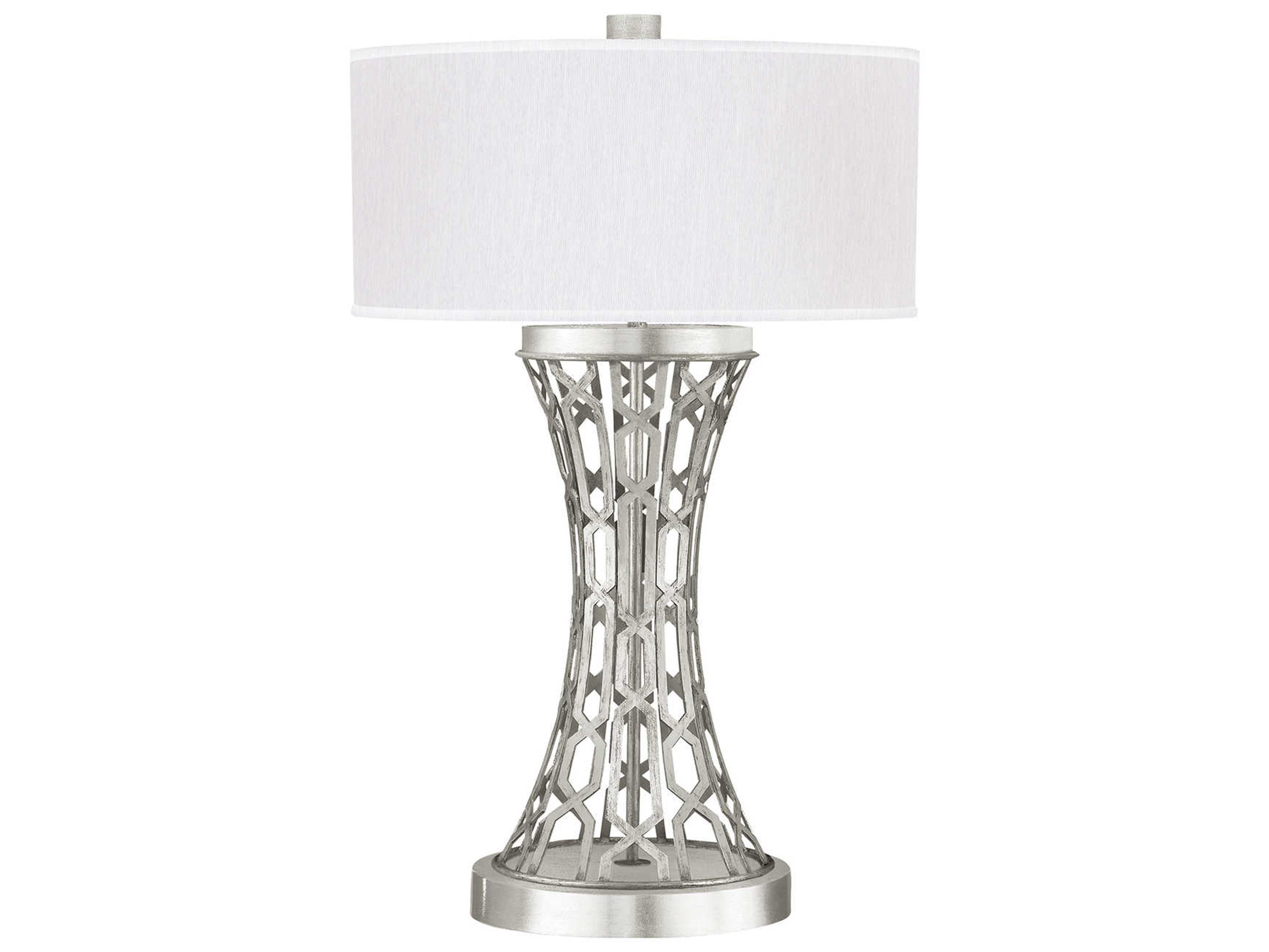 Allegretto Silver Leaf Buffet Lamp