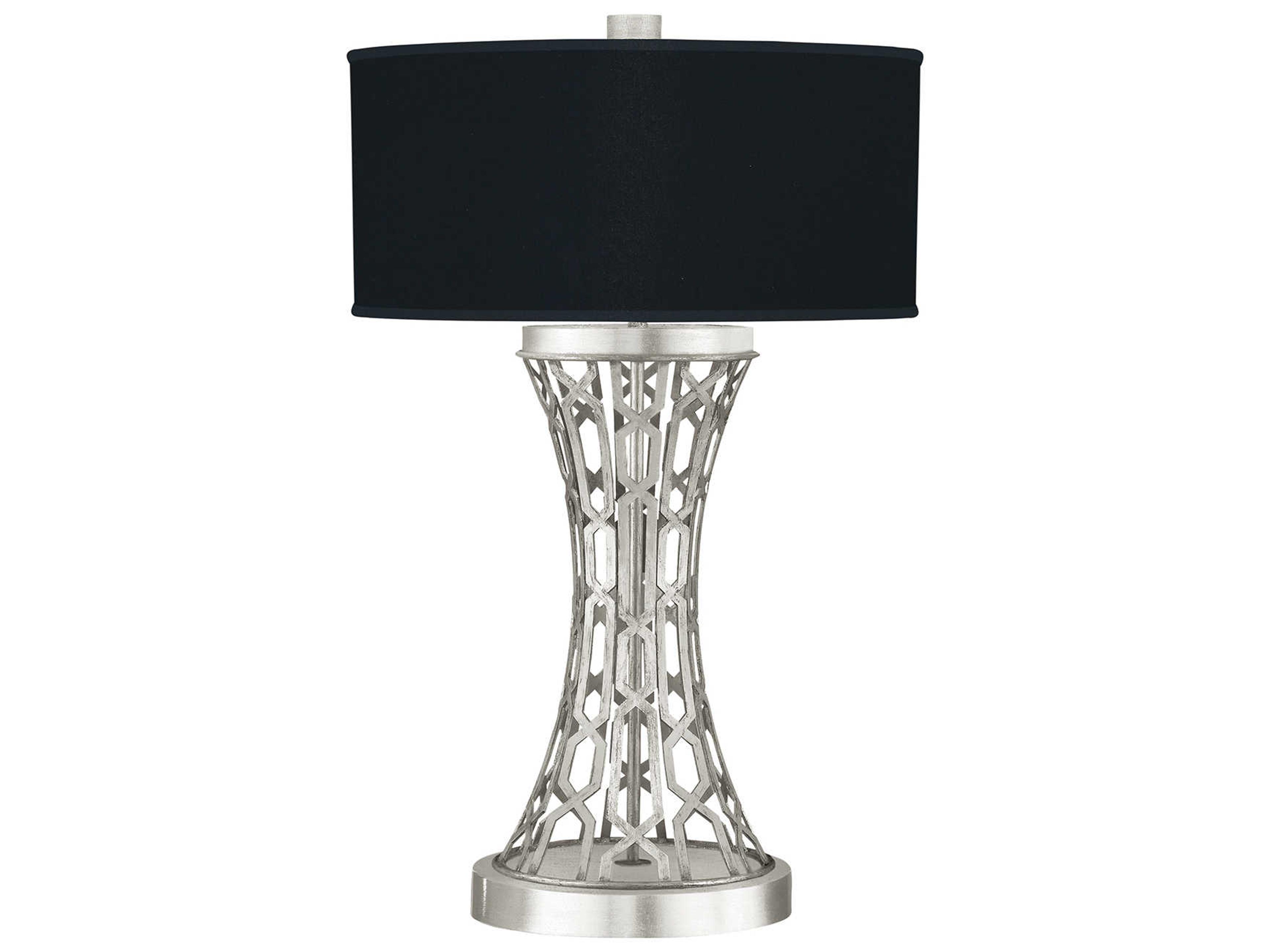 Allegretto Silver Leaf Buffet Lamp