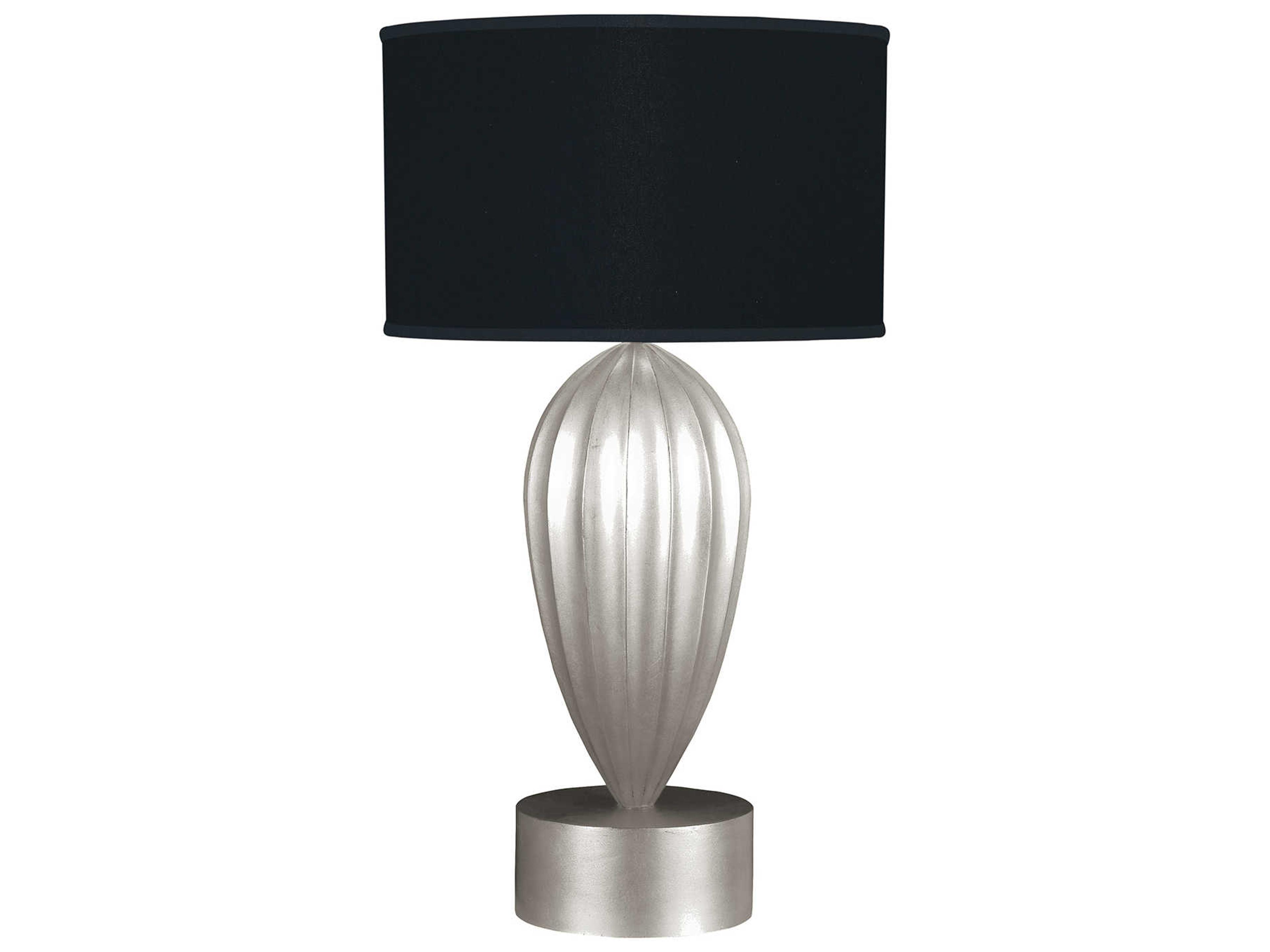 Allegretto Silver Leaf Buffet Lamp
