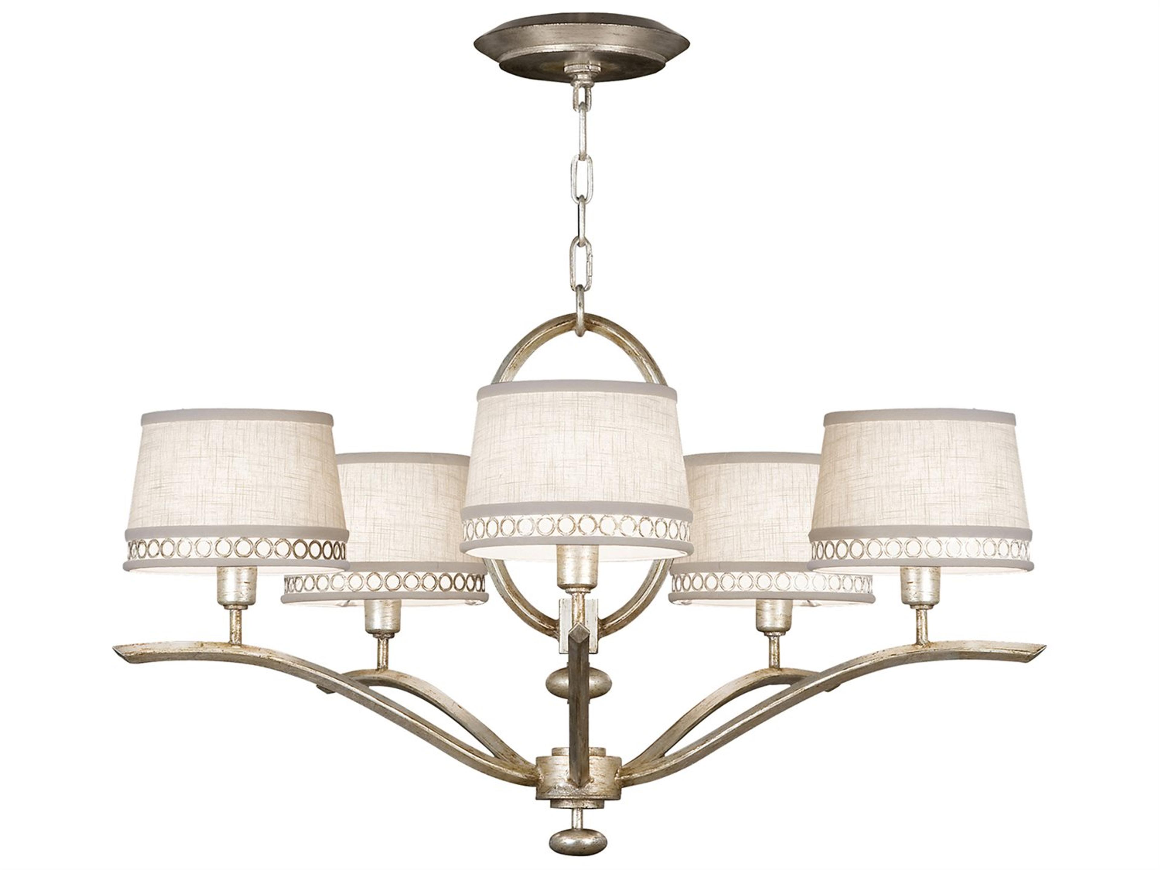 Allegretto 5-Light Silver Empire Chandelier