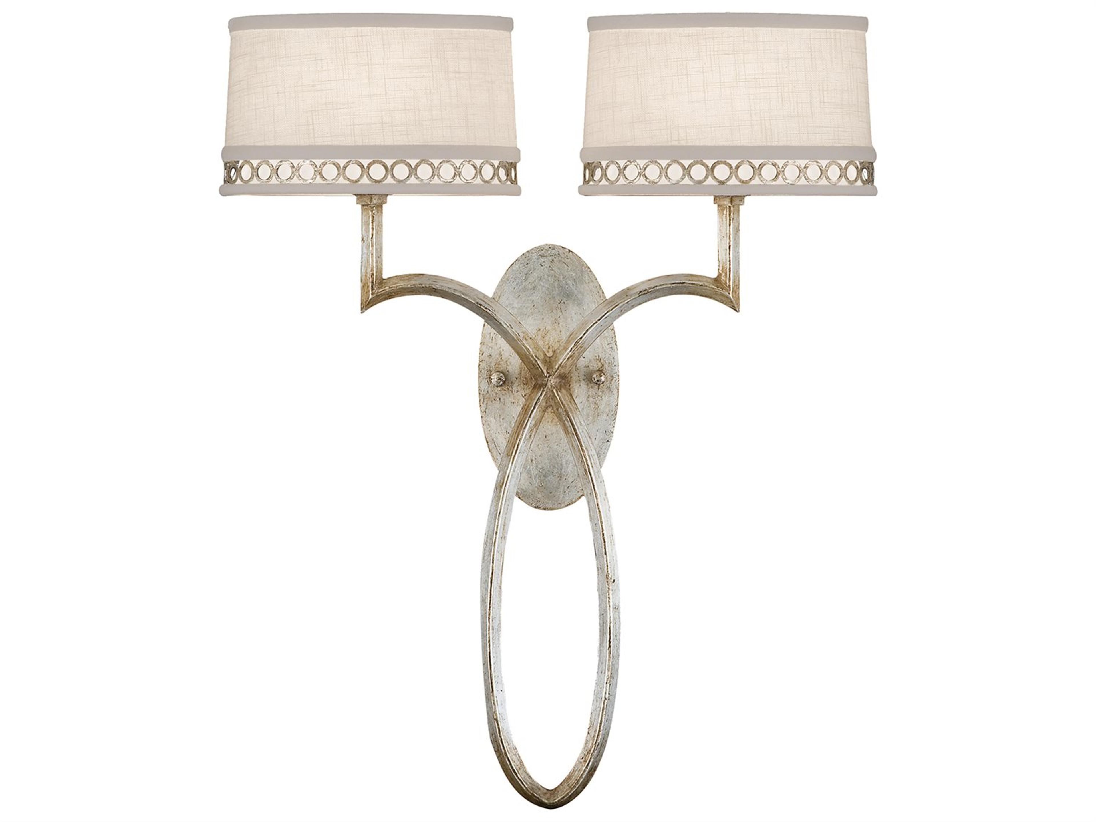 Allegretto Silver Wall Sconce