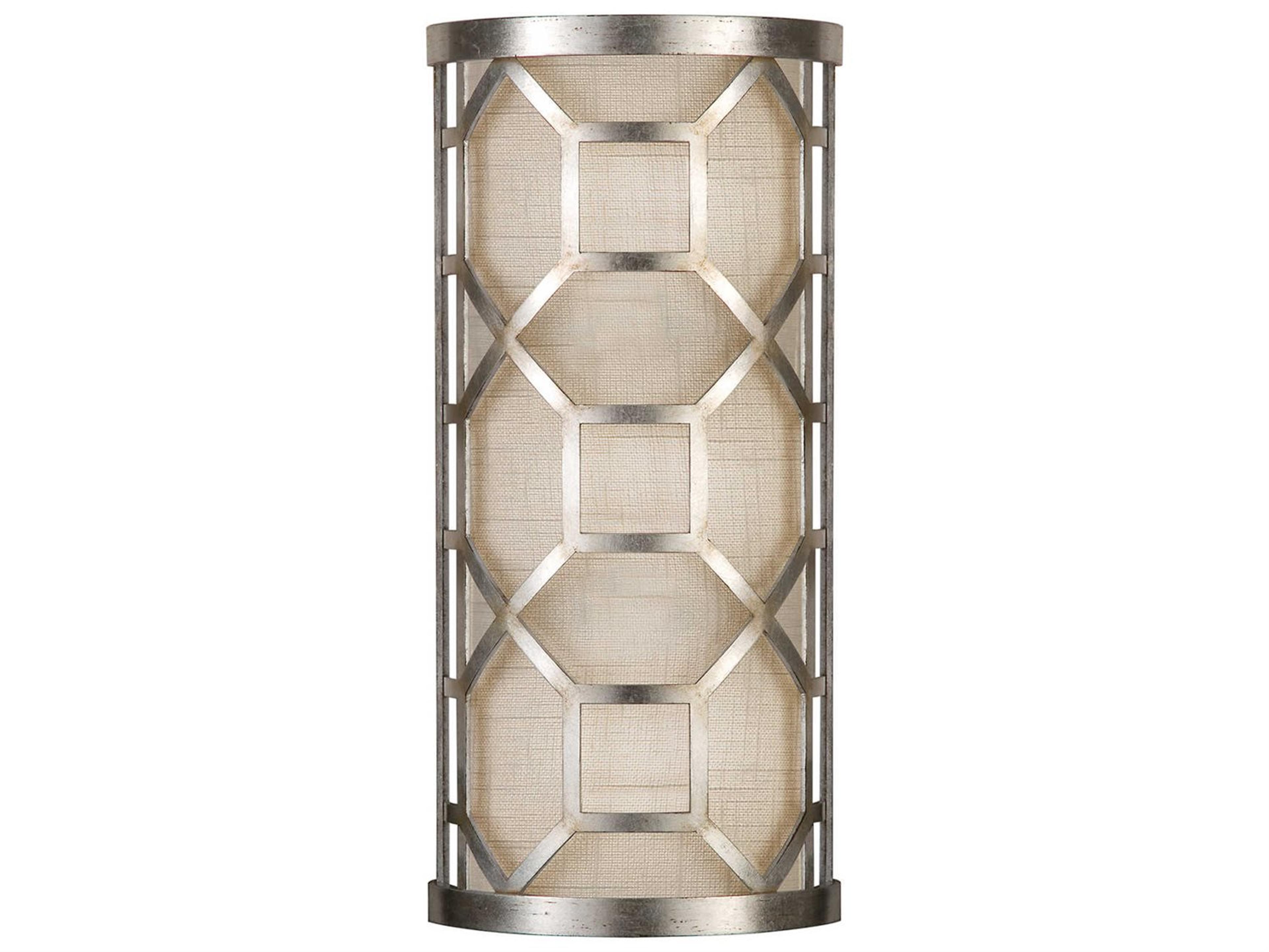 Allegretto Silver Wall Sconce