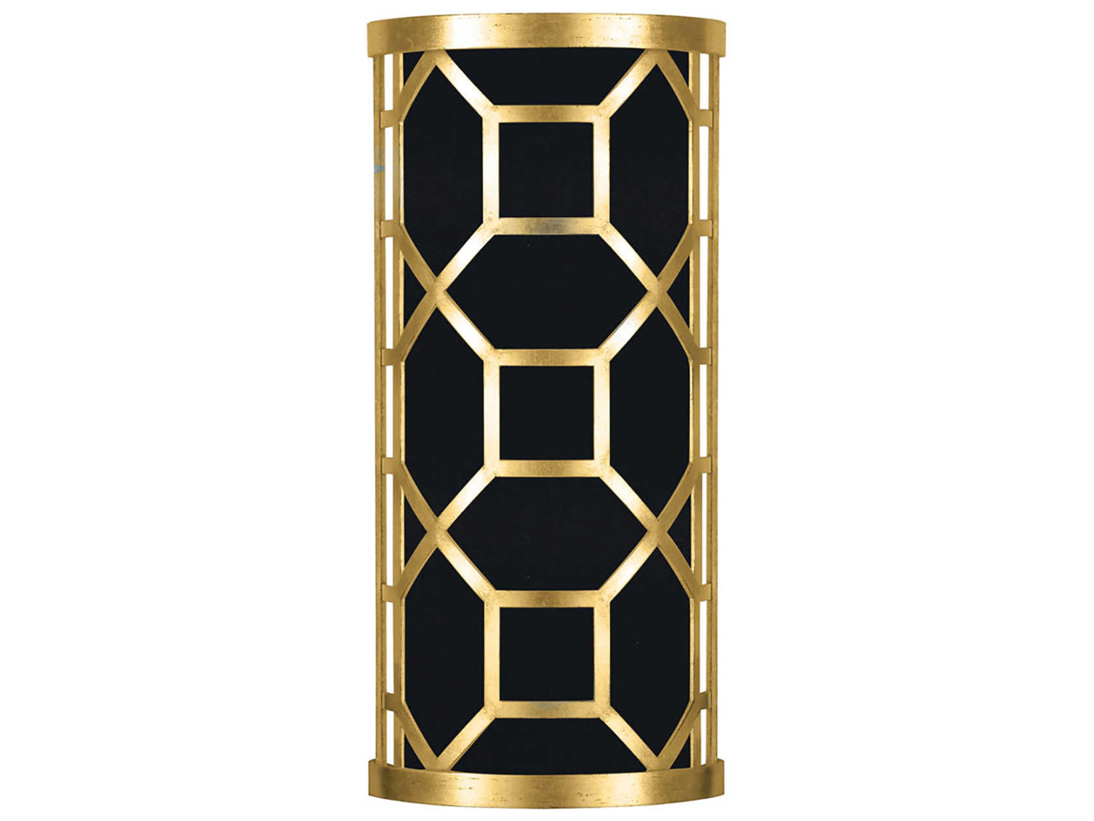 Allegretto 2-Light Gold Leaf LED Wall Sconce