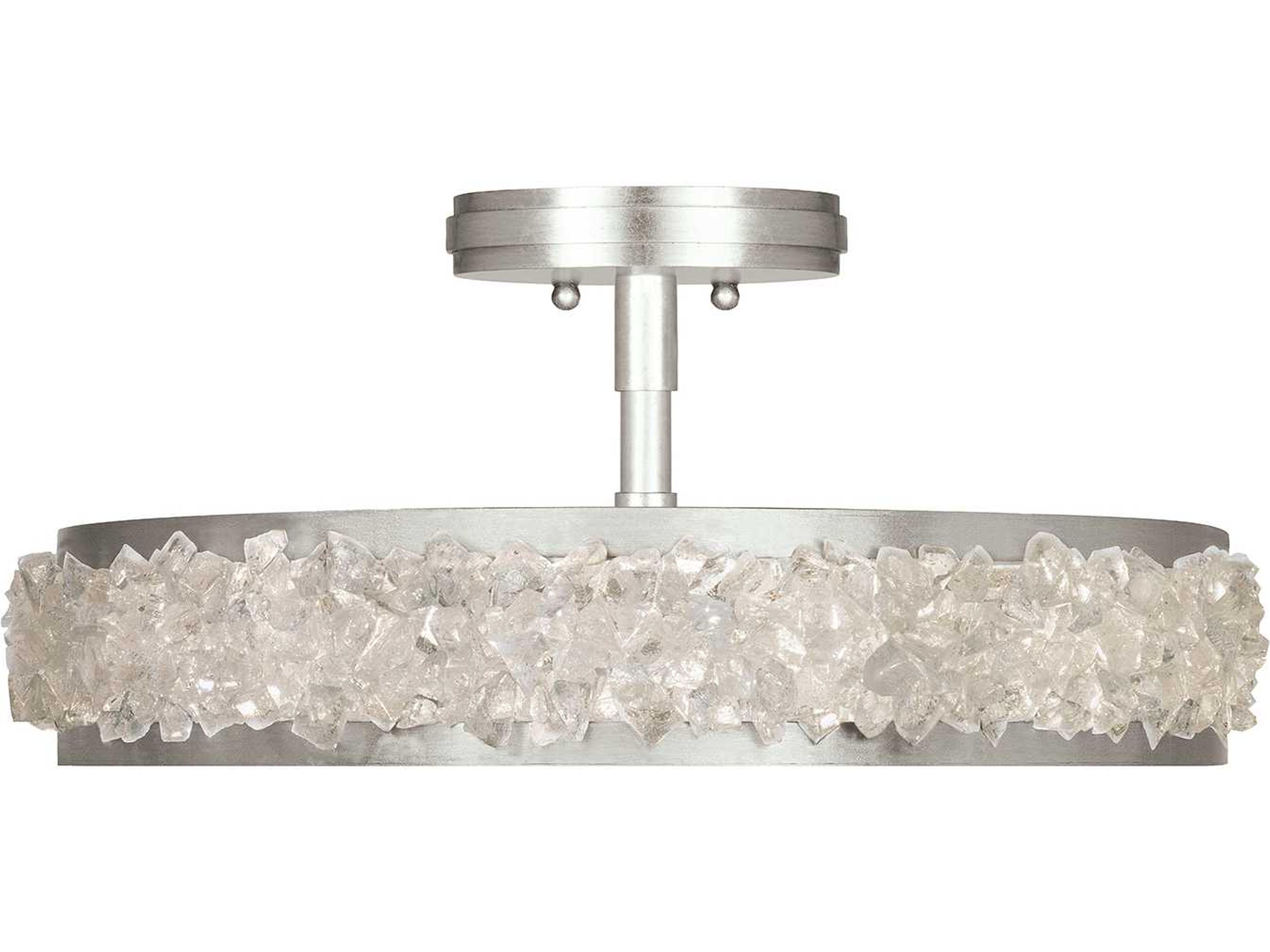 Arctic Halo 23 Inch Round Semi-Flush Mount