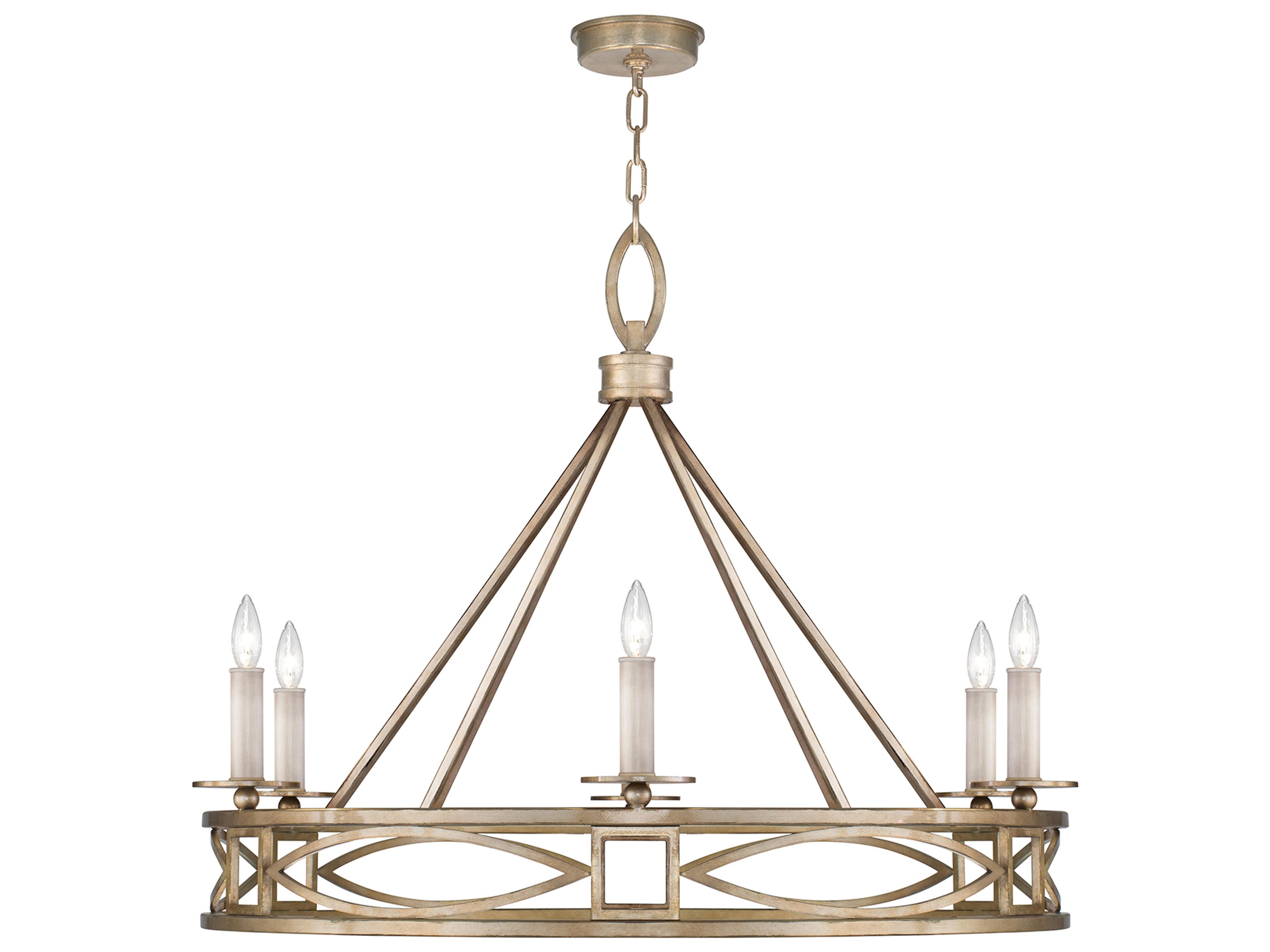 Cienfuegos 6-Light Gold Candelabra Chandelier