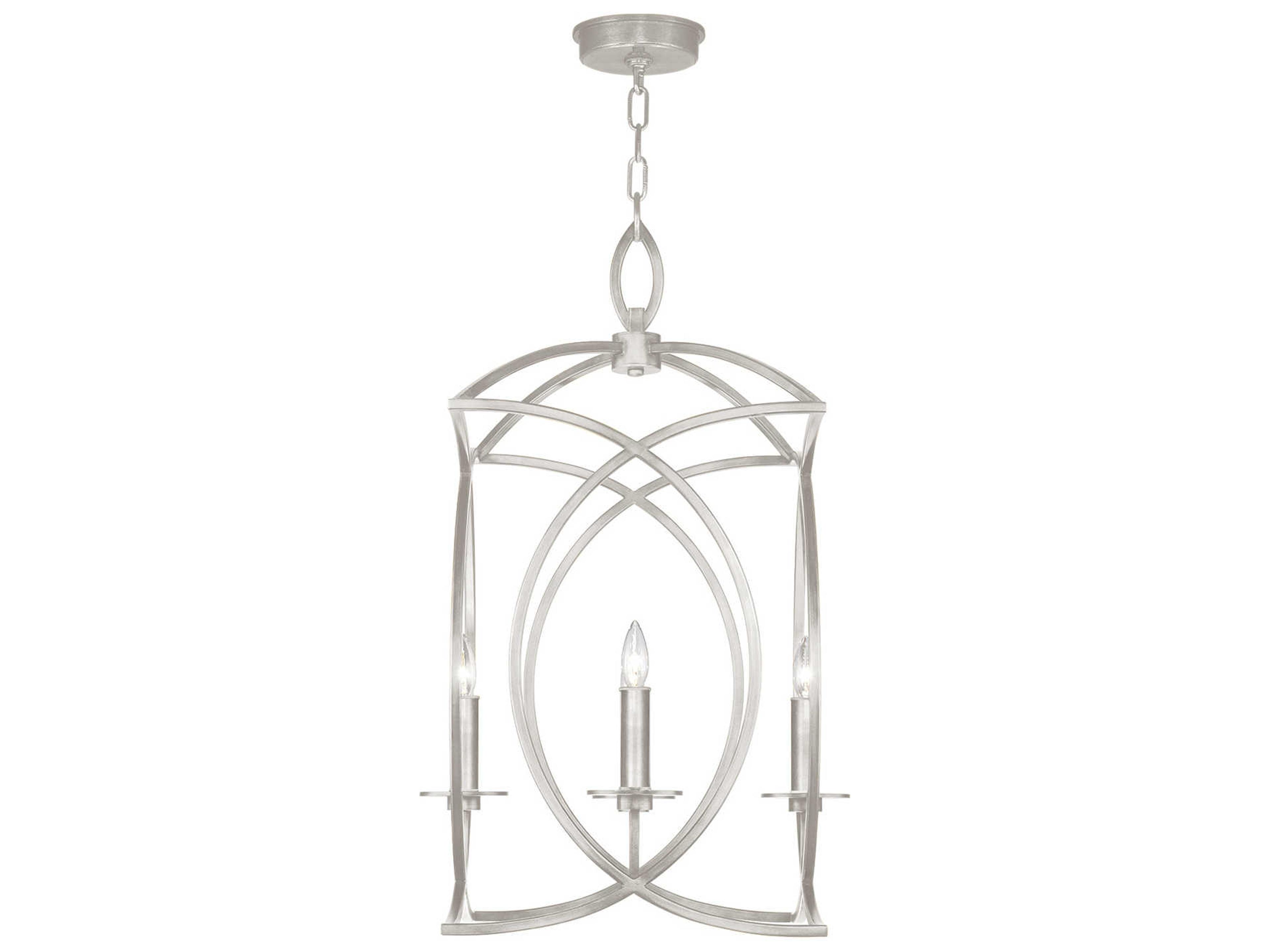 Cienfuegos 4-Light Silver Leaf Candelabra Chandelier