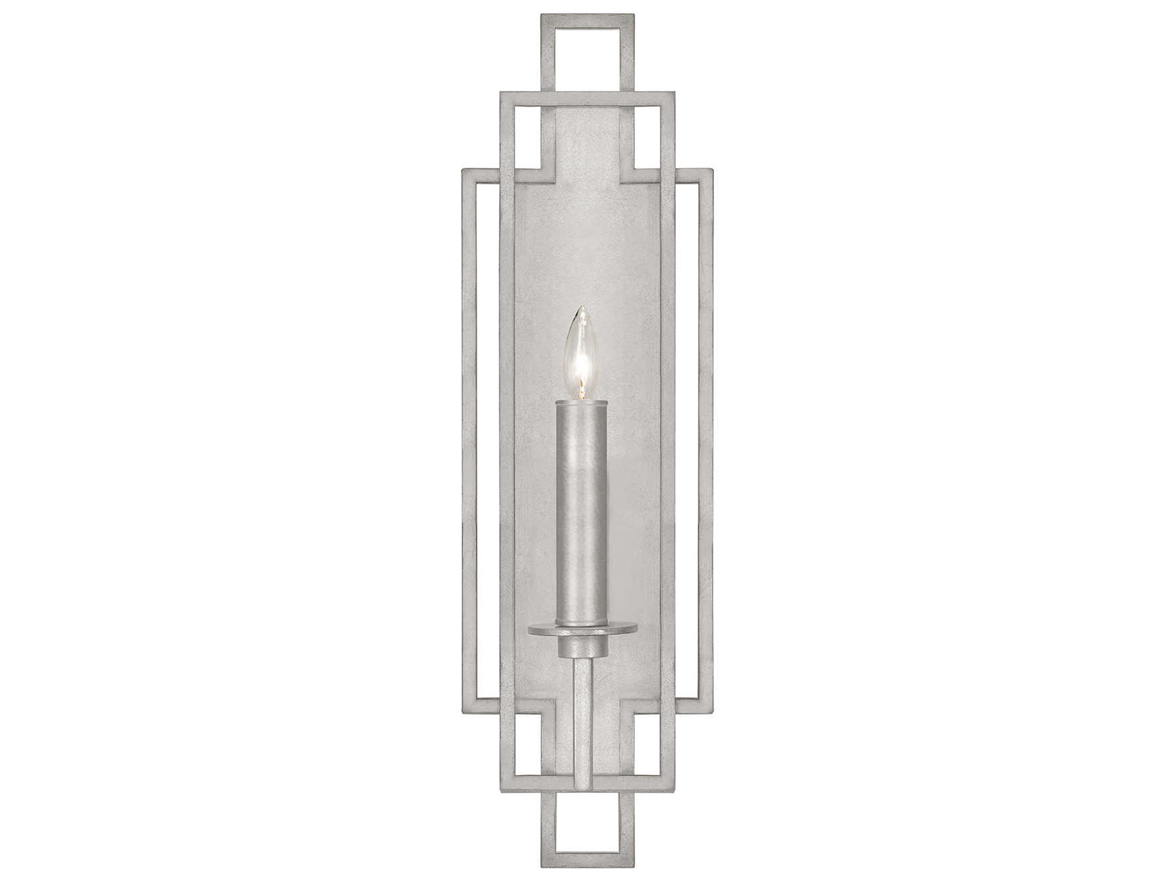 Cienfuegos 1-Light Silver Leaf Wall Sconce