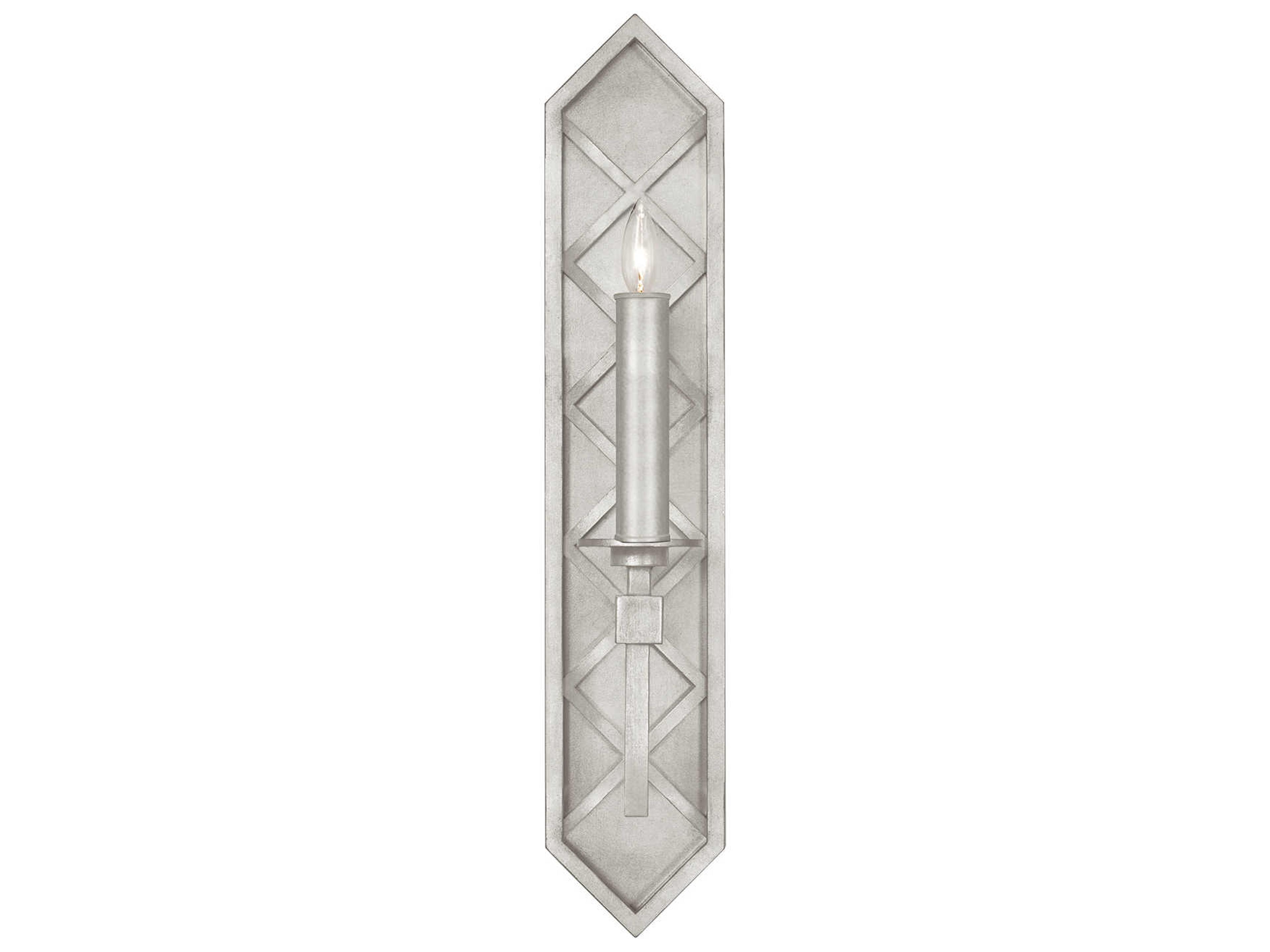 Cienfuegos 1-Light Silver Leaf Wall Sconce