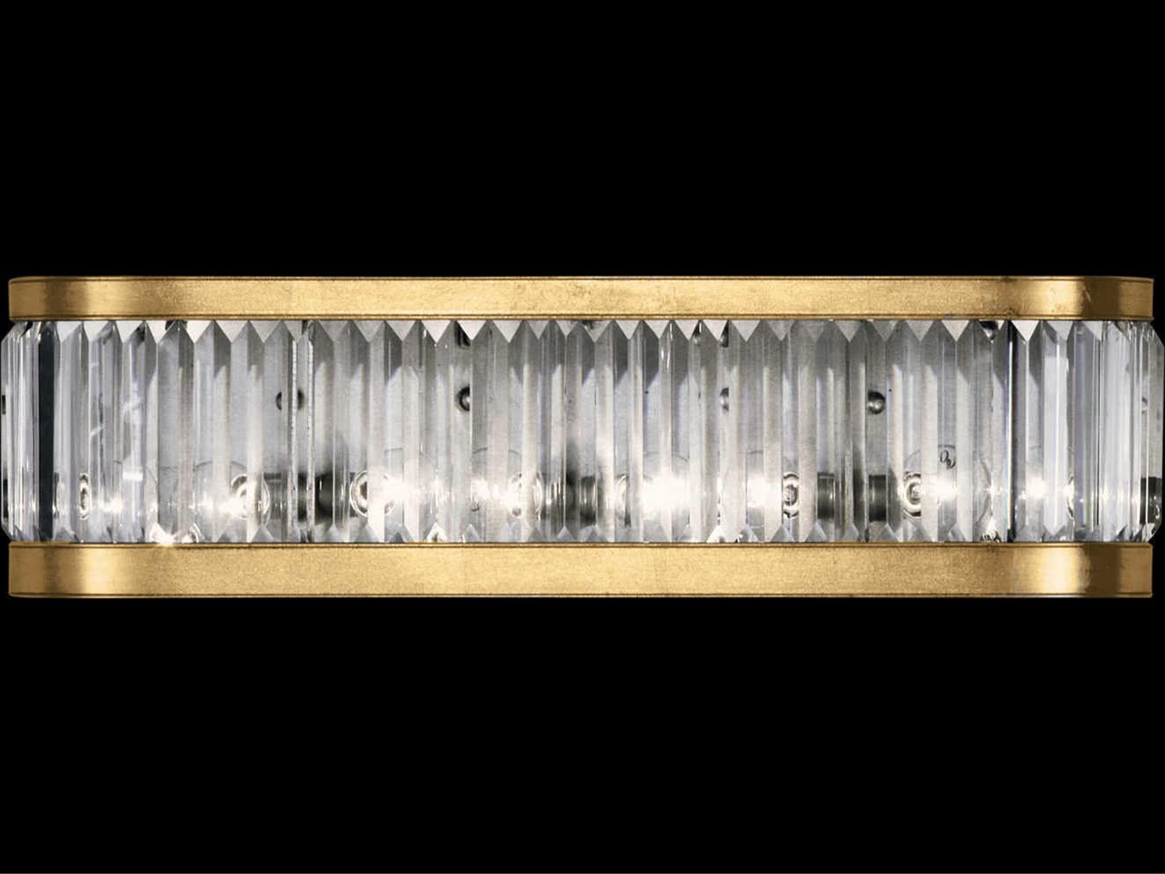 Crystal Enchantment 4-Light Gold Vanity Light