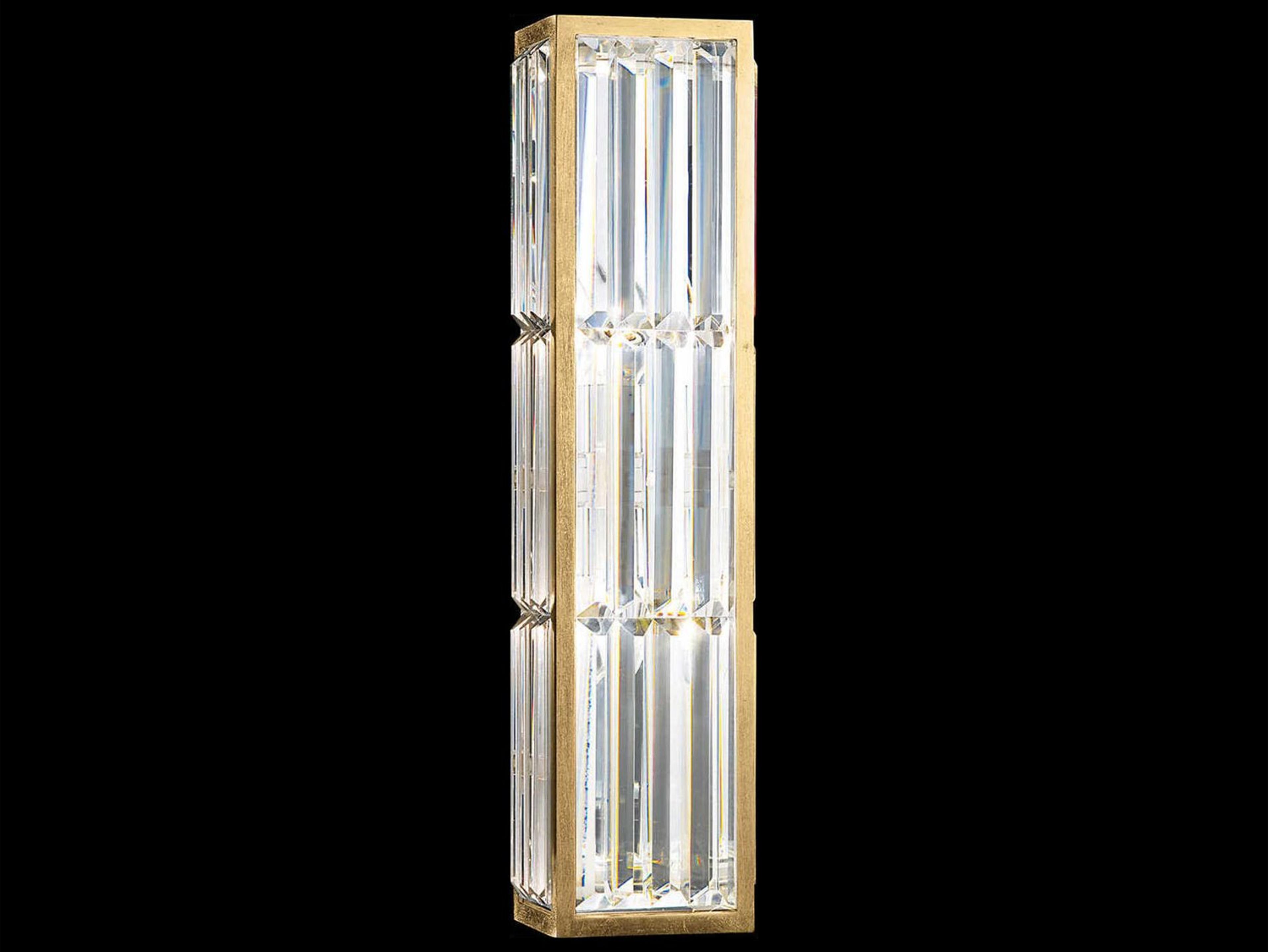 Crystal Enchantment 2-Light Gold Wall Sconce