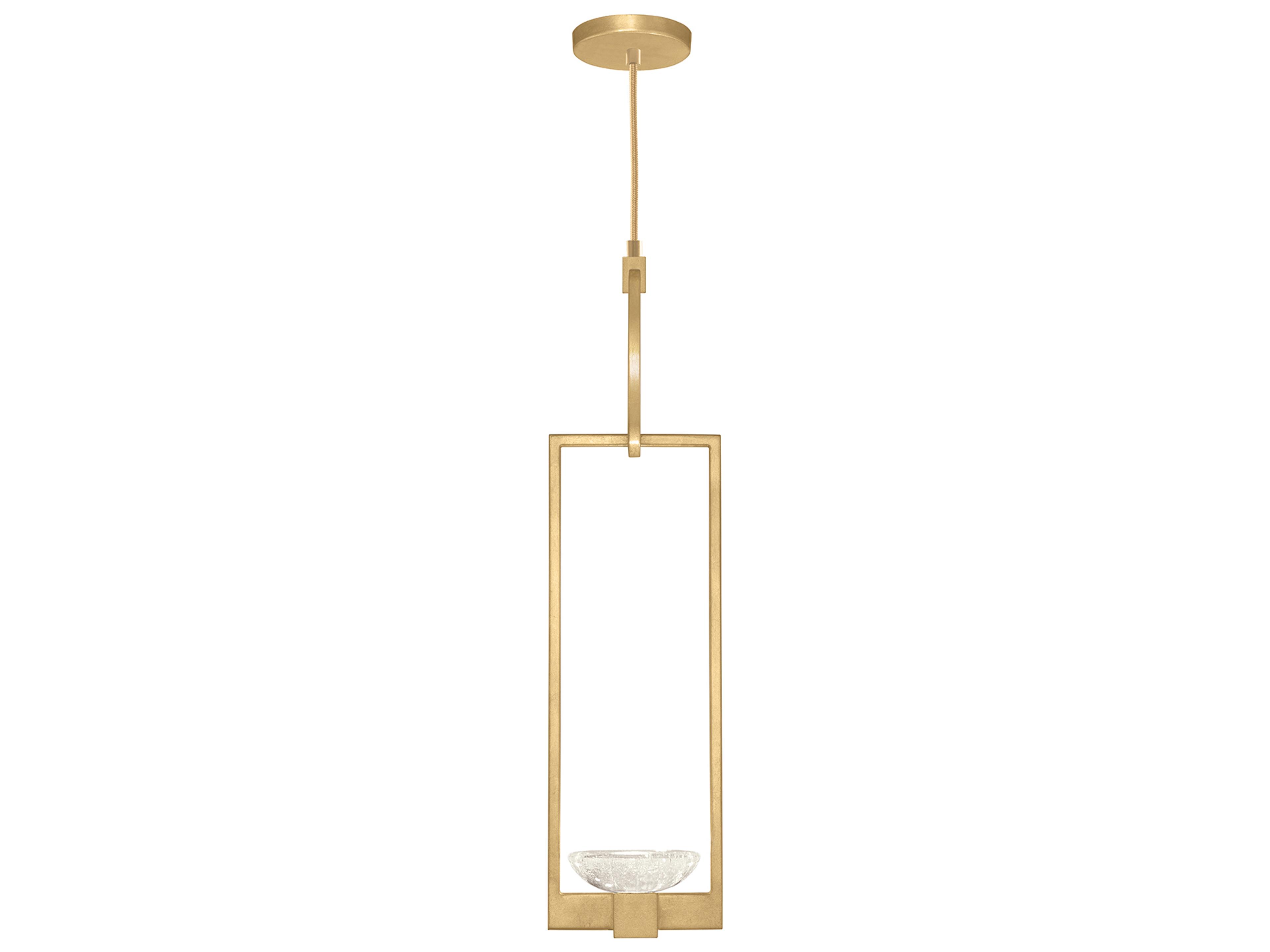 Delphi Mini Pendant Light Gold Leaf