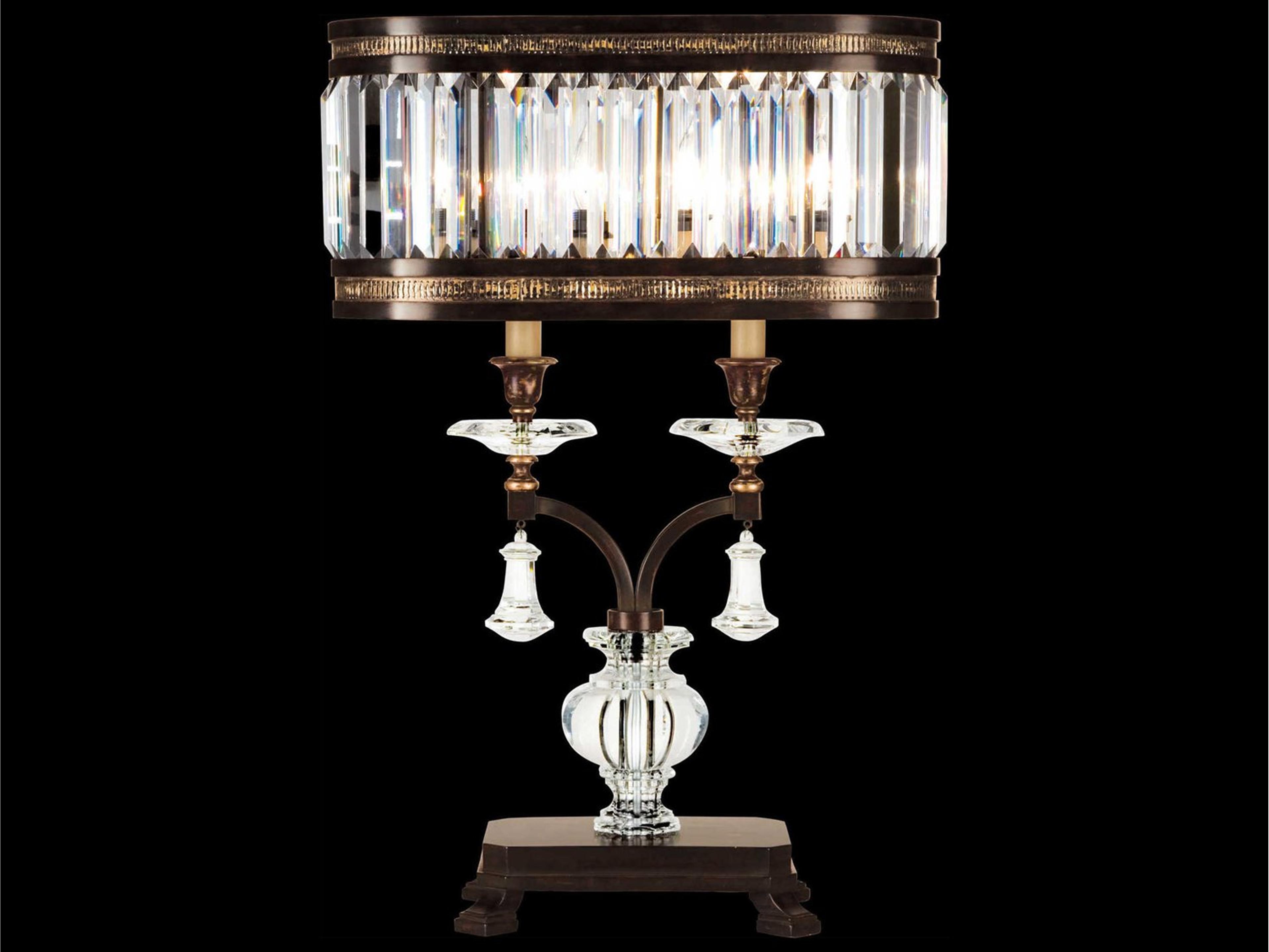 Eaton Place Clear Crystal Table Lamp