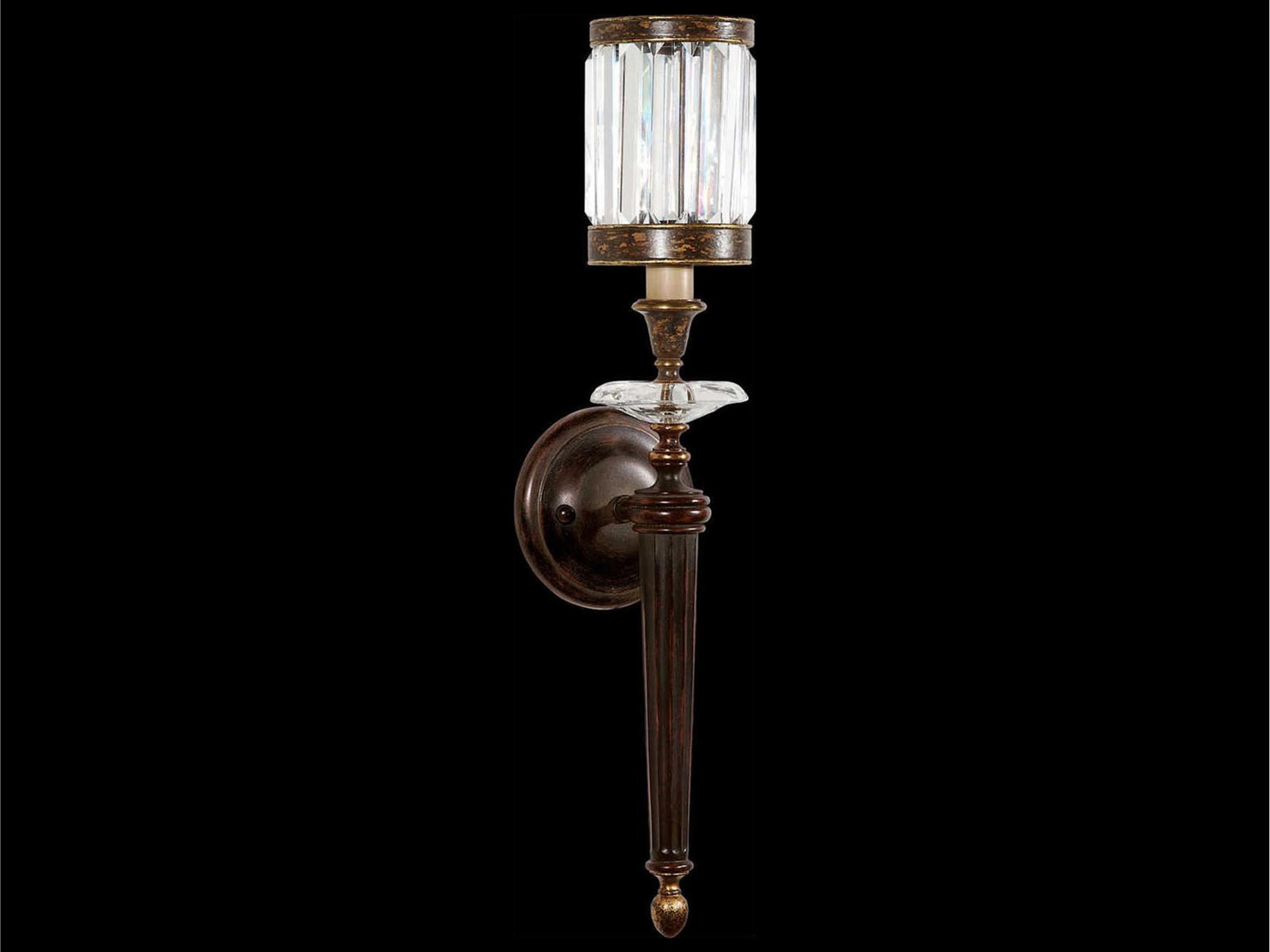 Eaton Place Clear Crystal Wall Sconce