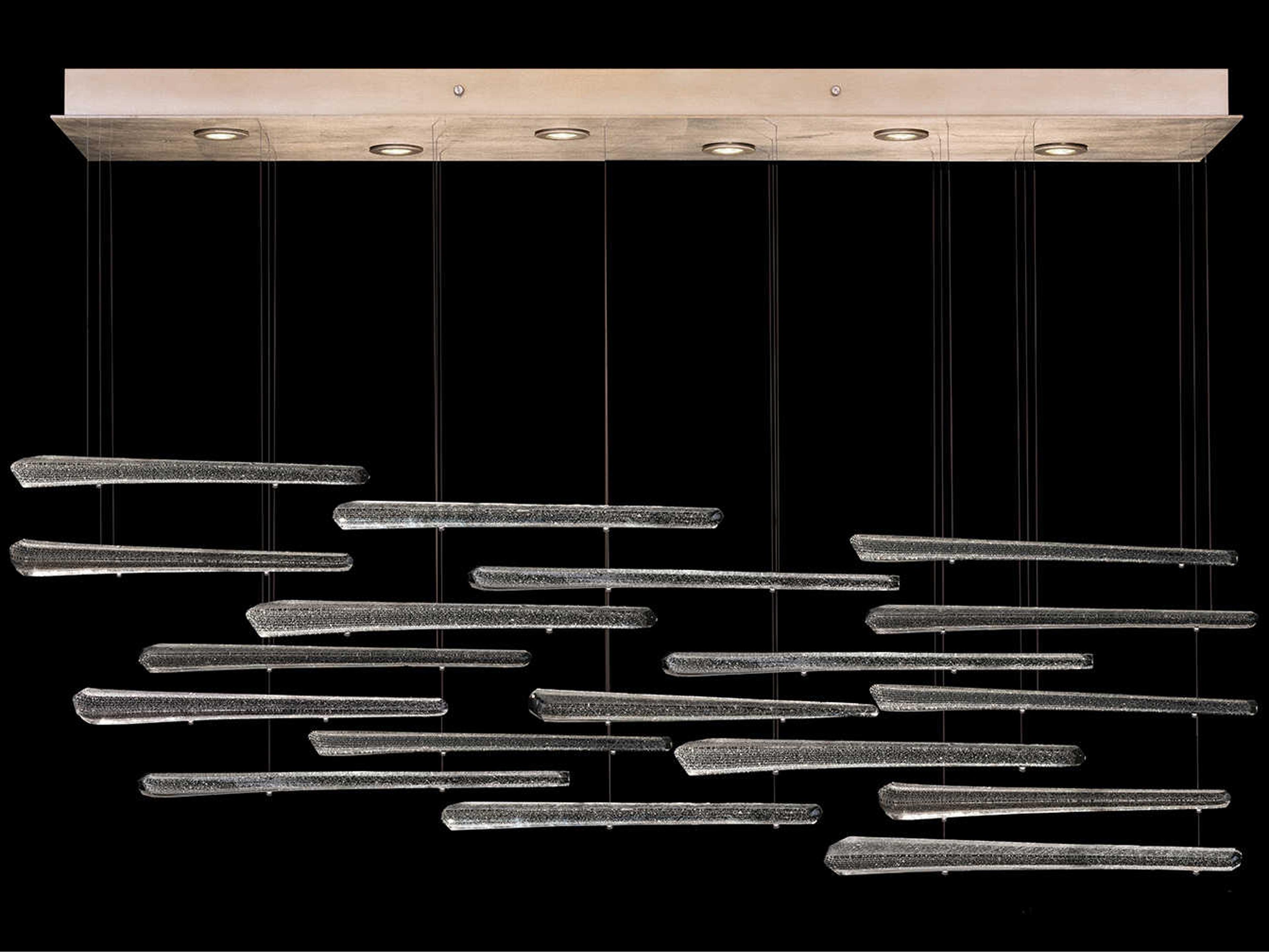 Elevate Rectangular Pendant Gold Modern