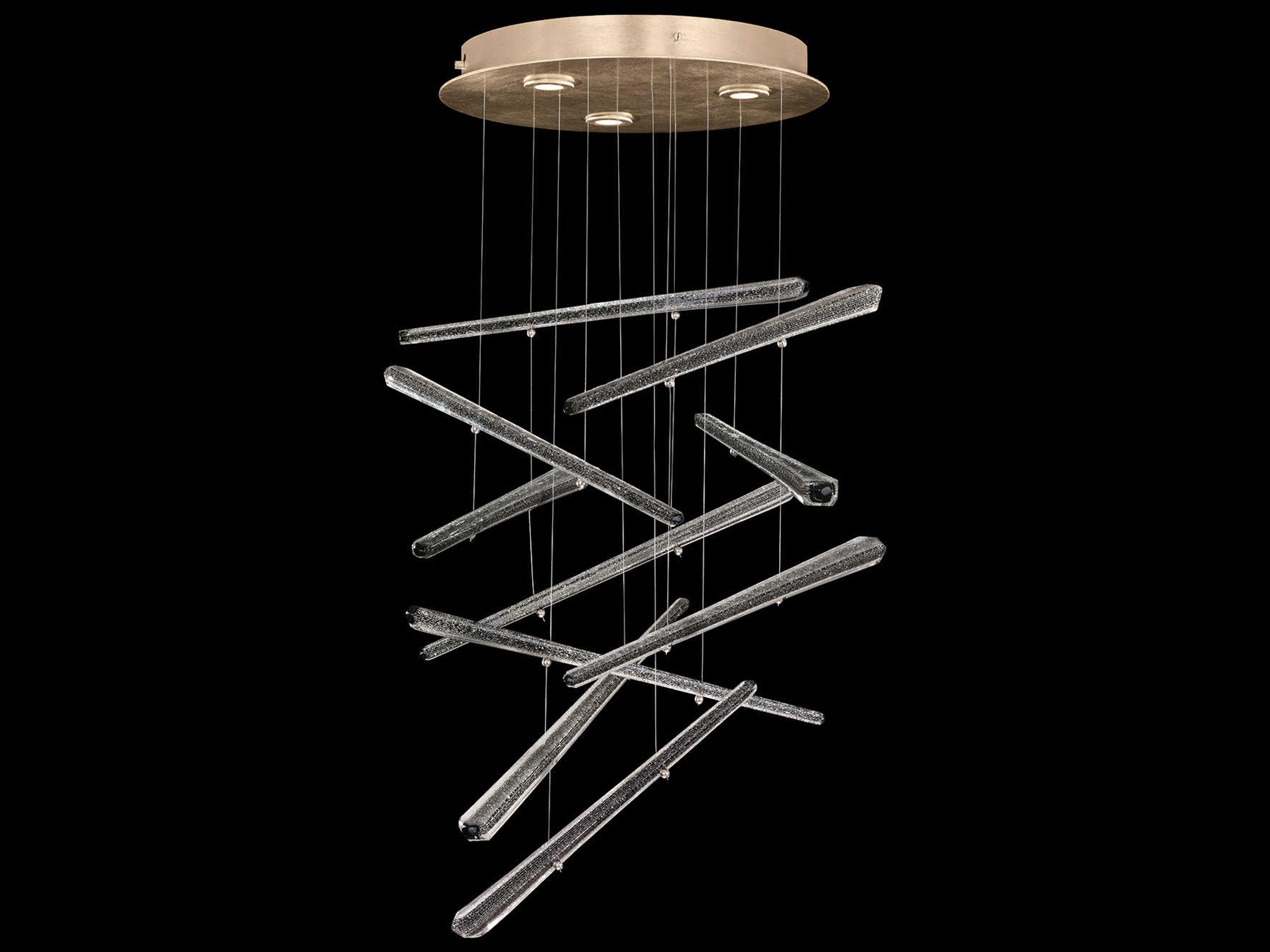 Elevate Spire Small Pendant Gold Leaf