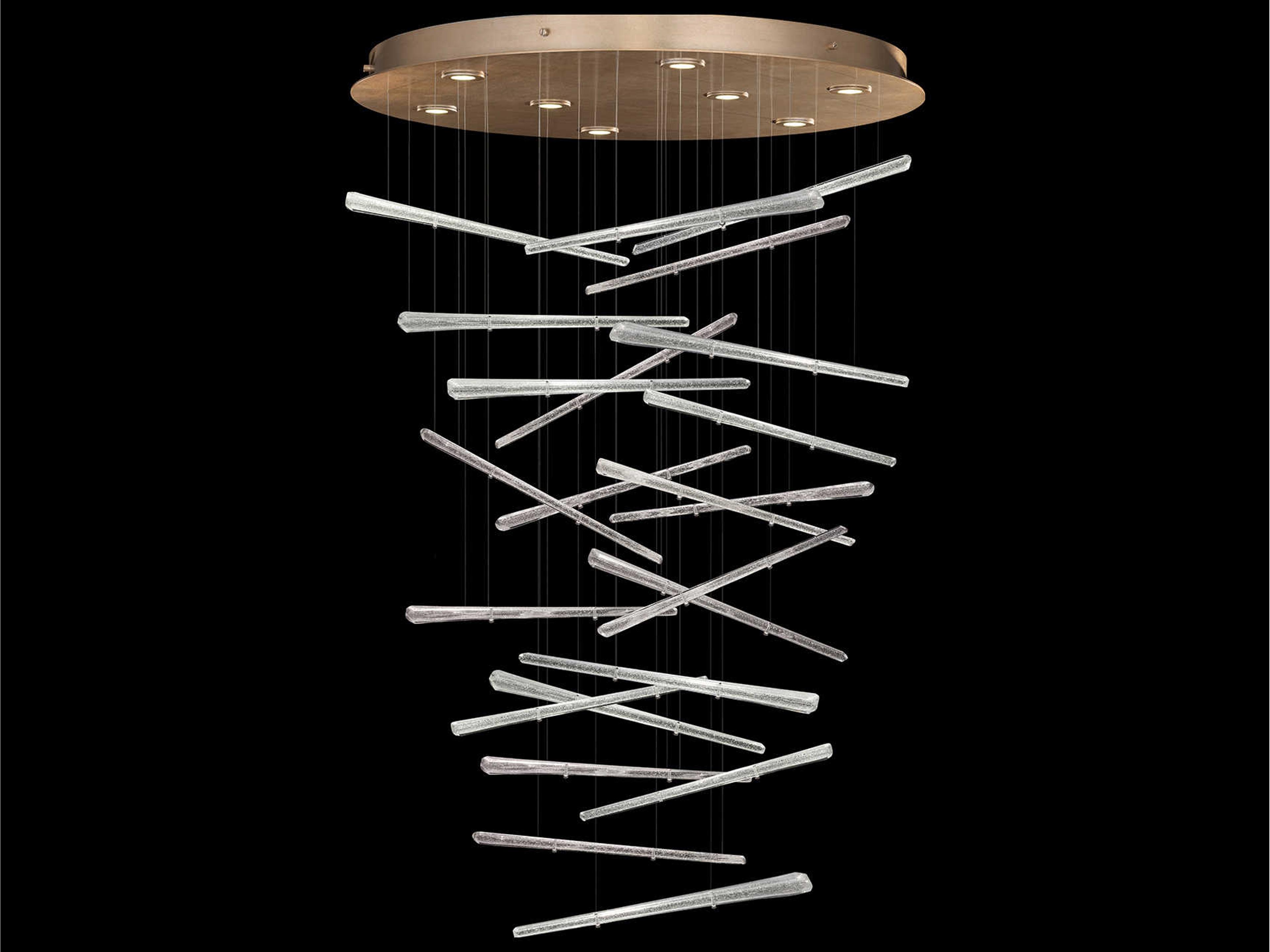 Elevate Round Crystal Pendant Light