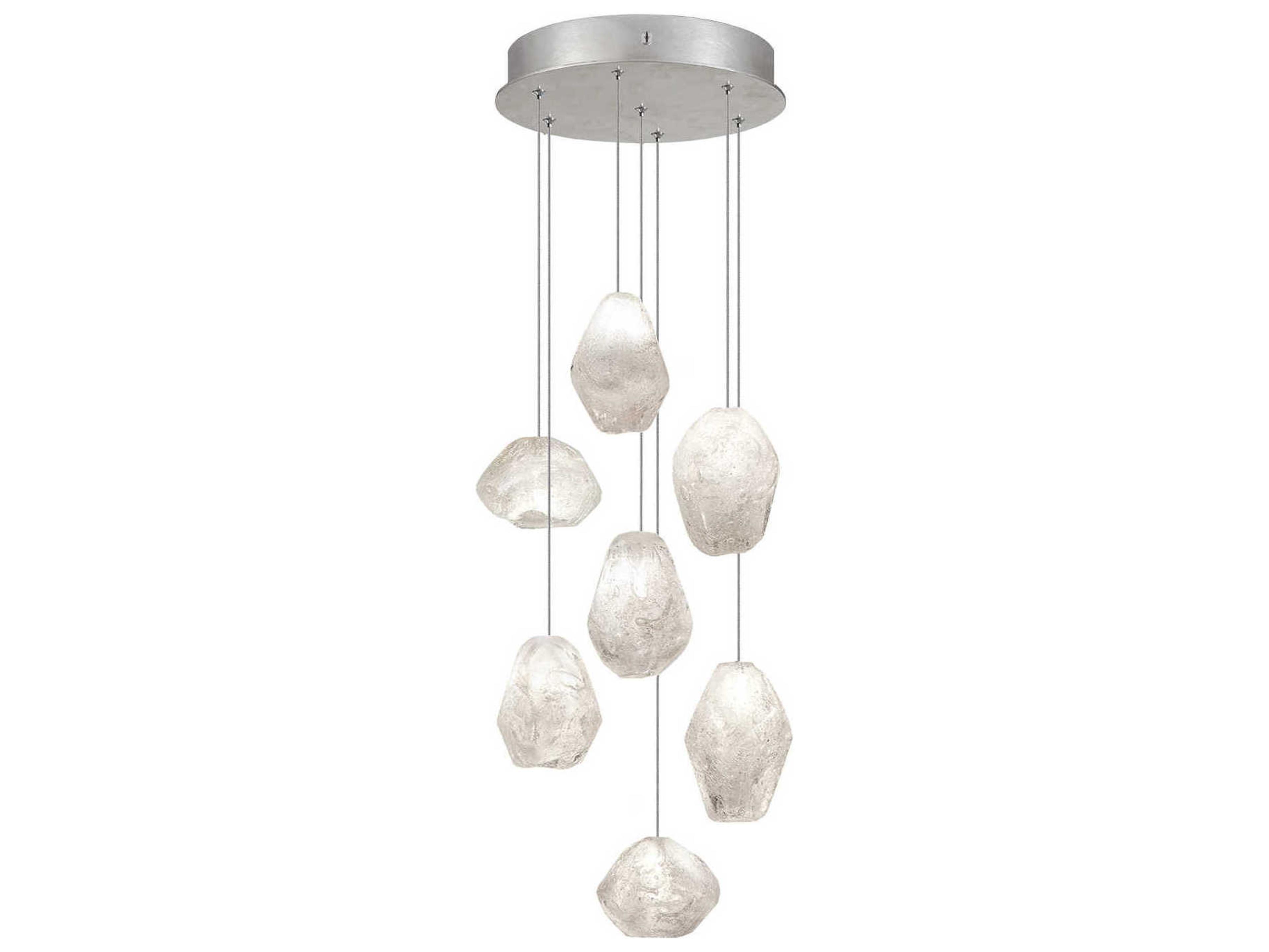 Natural Inspirations 7-Light Silver LED Pendant