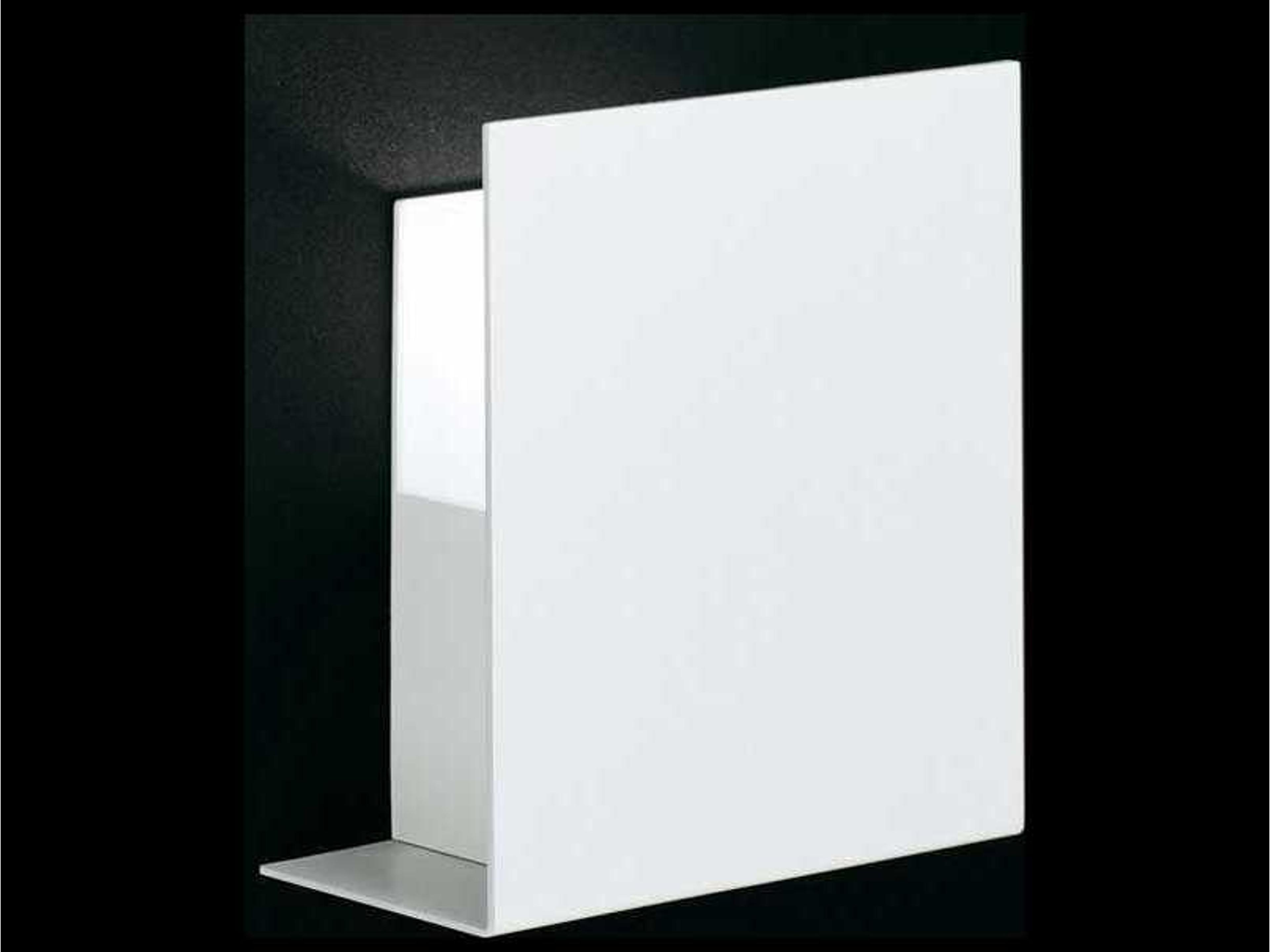 Corrubedo 1-Light White Glass Wall Sconce