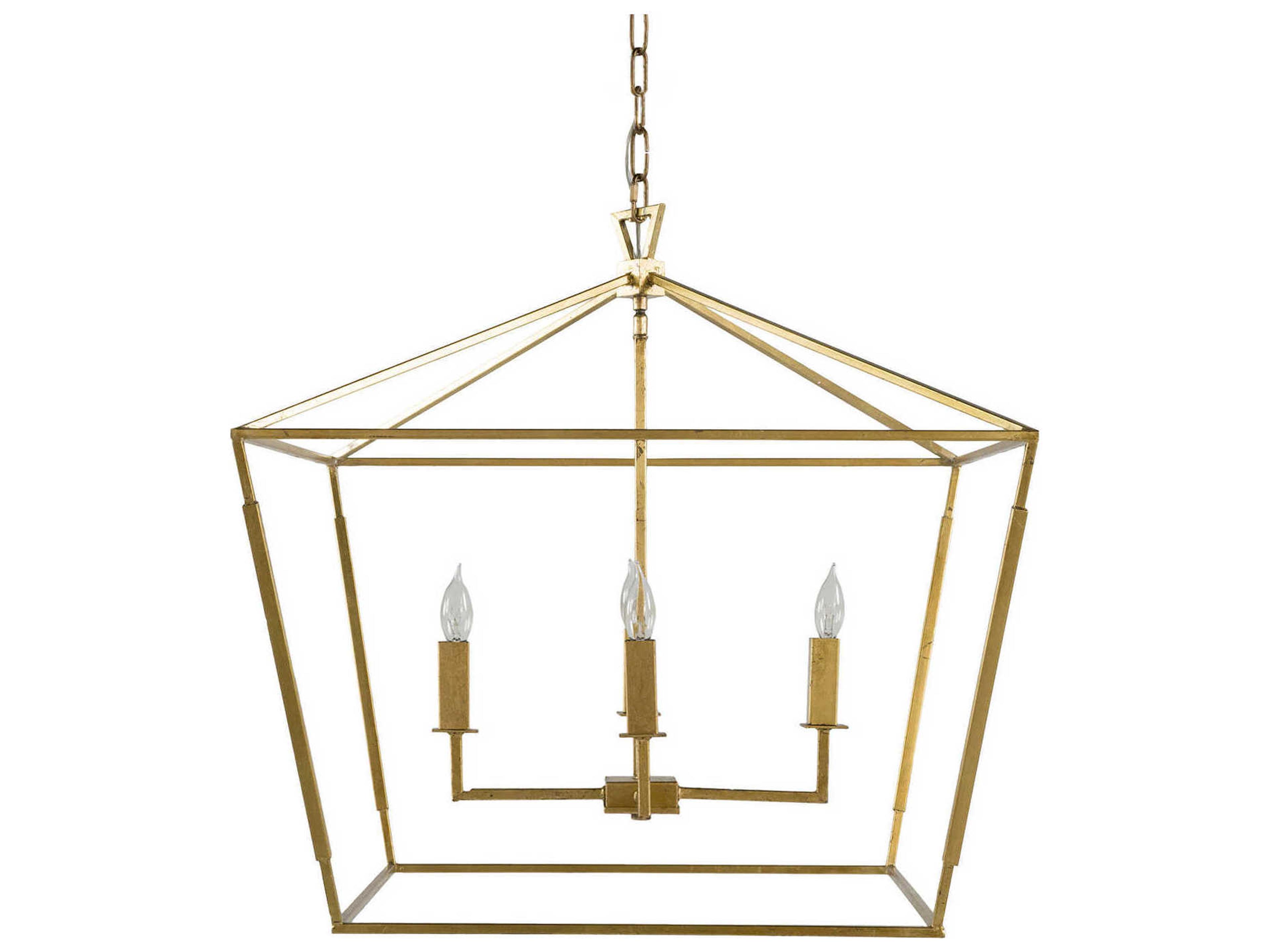 Gabby Adler 4-Light Vintage Gold Candelabra Chandelier