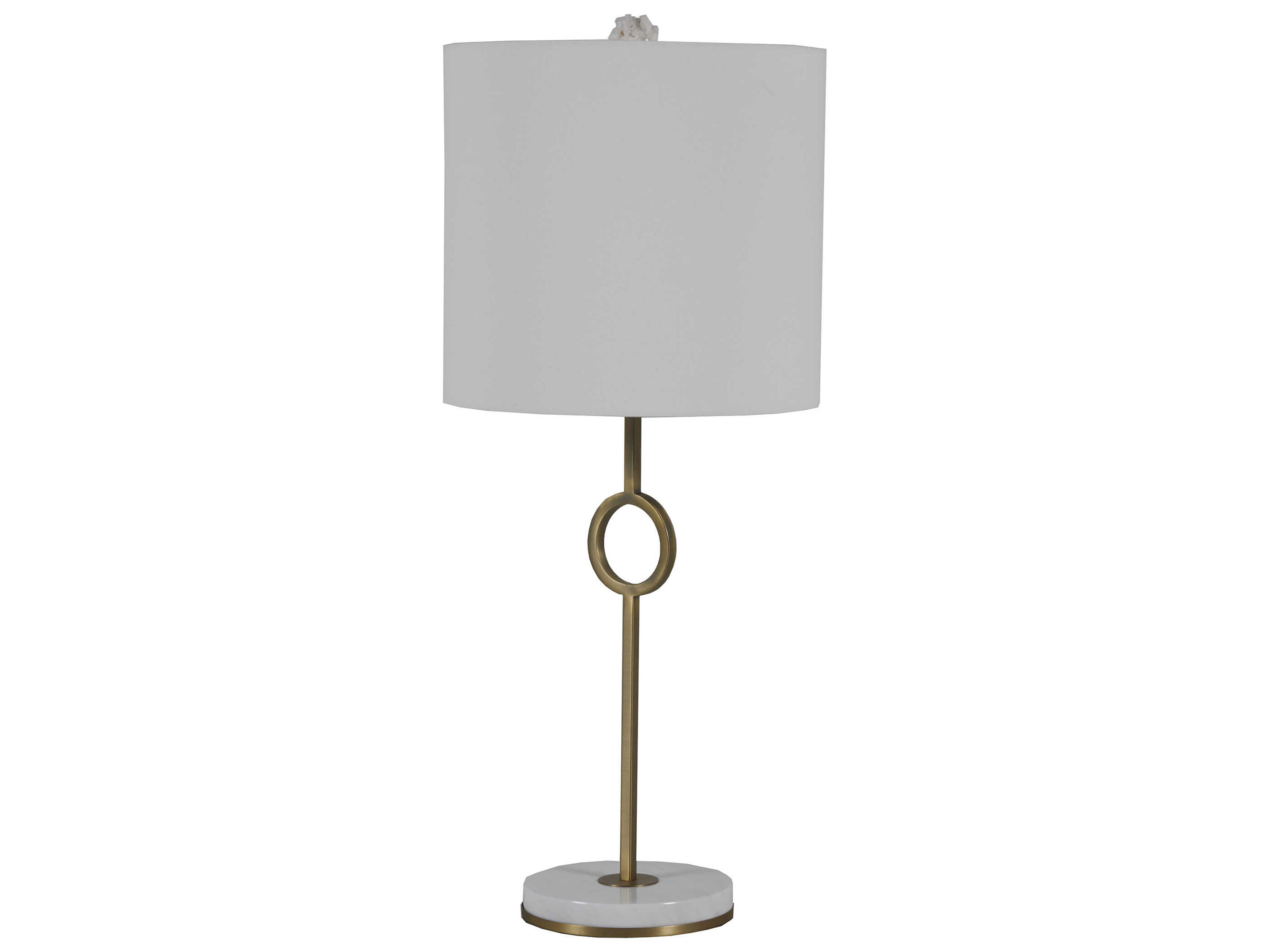 Gabby Kerry Matte Antique Brass Buffet Lamp