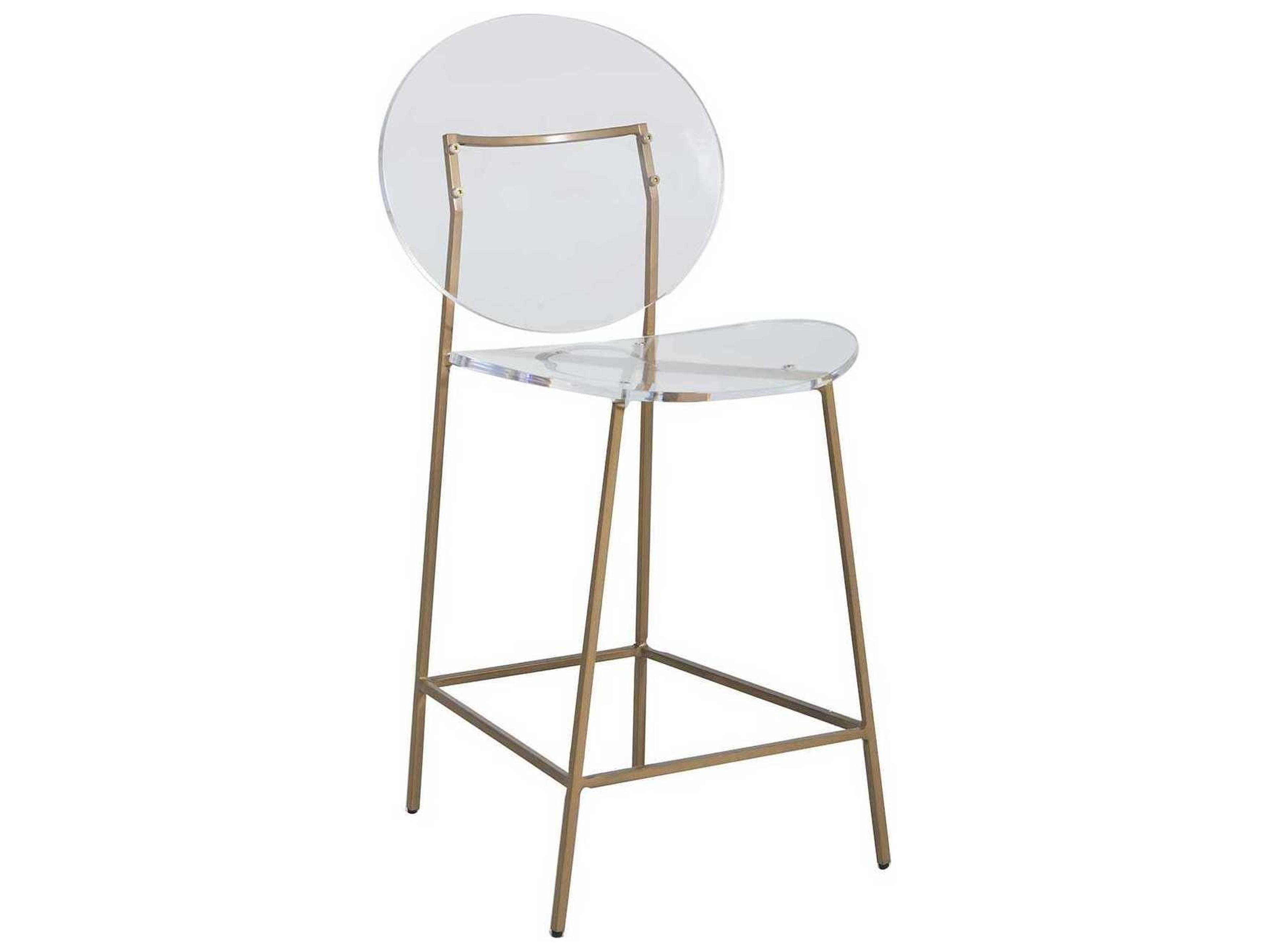 Sandy Clear Acrylic Counter Stool