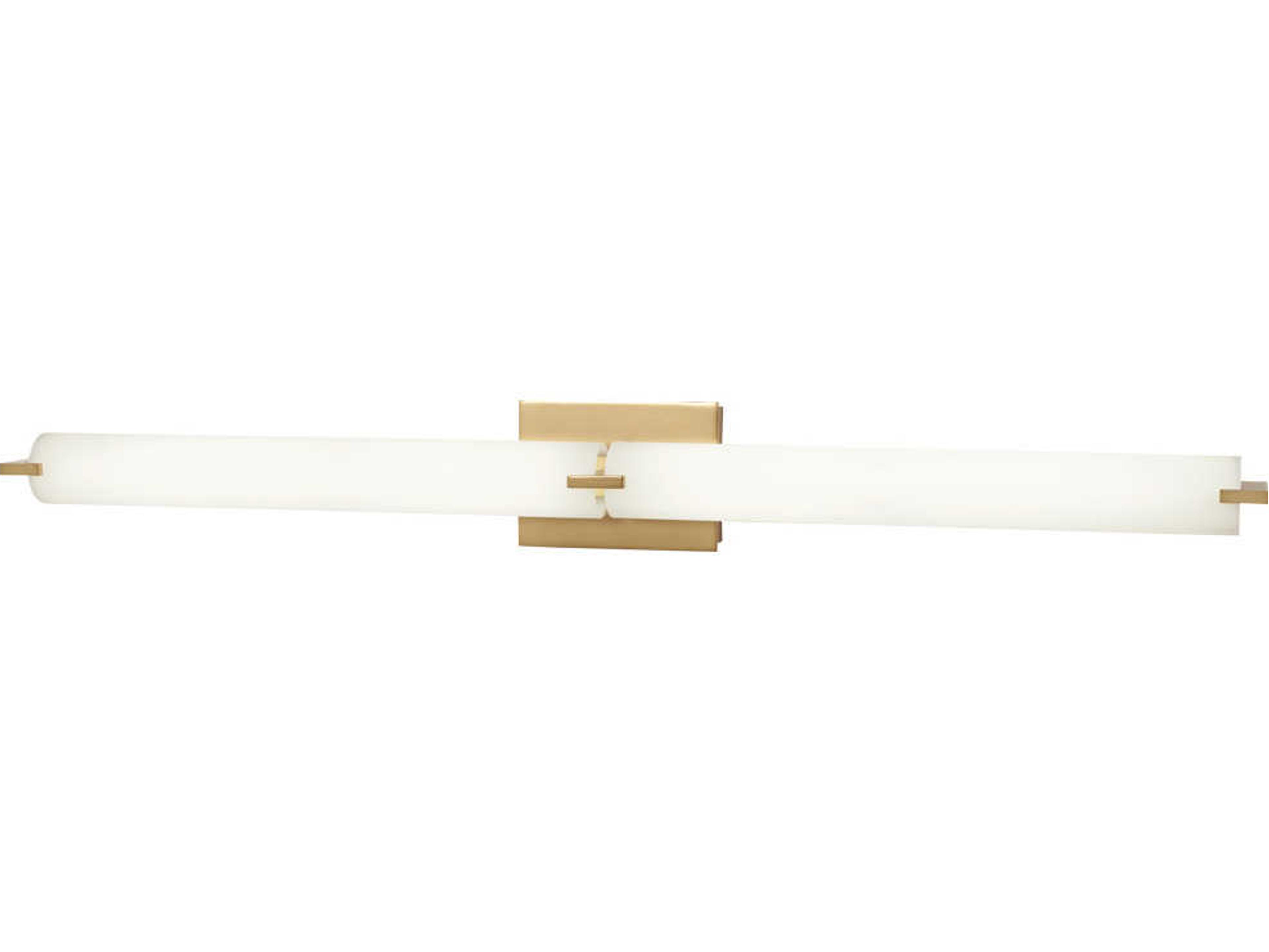 Tube LED Wall Sconce in Honey Gold