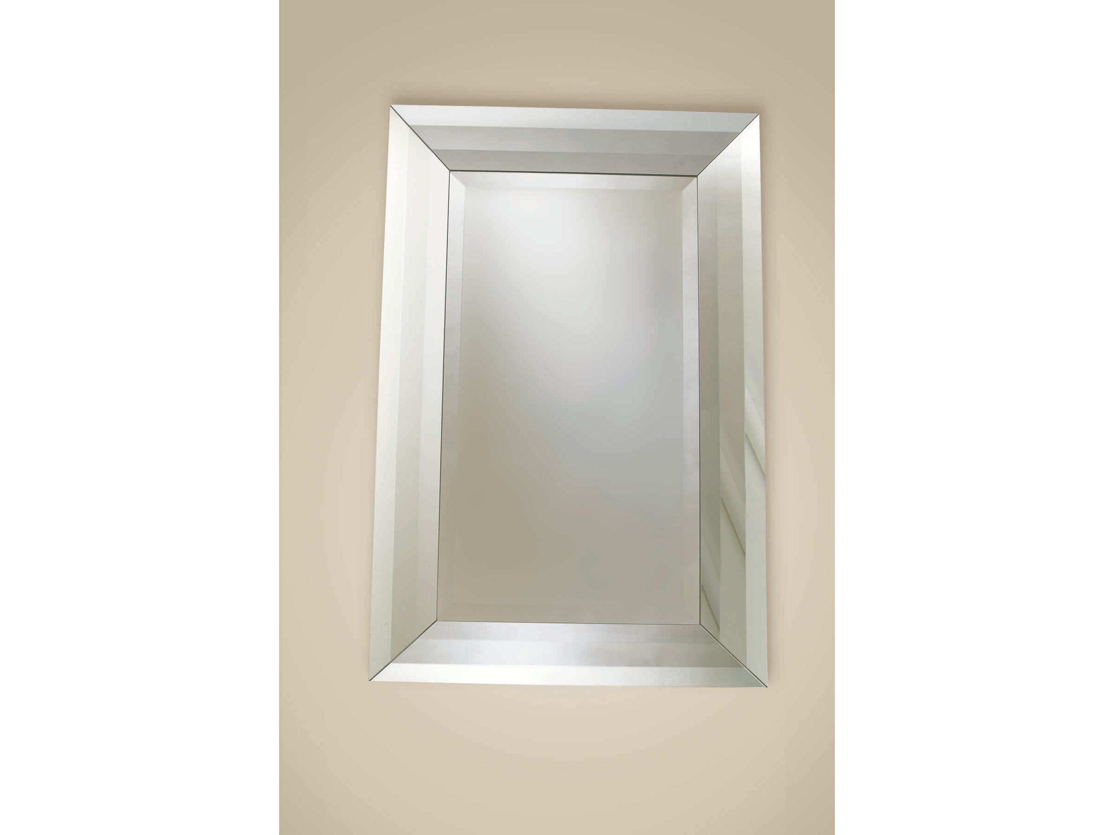 Global Views Ada's Beveled Edge Rectangular Wall Mirror