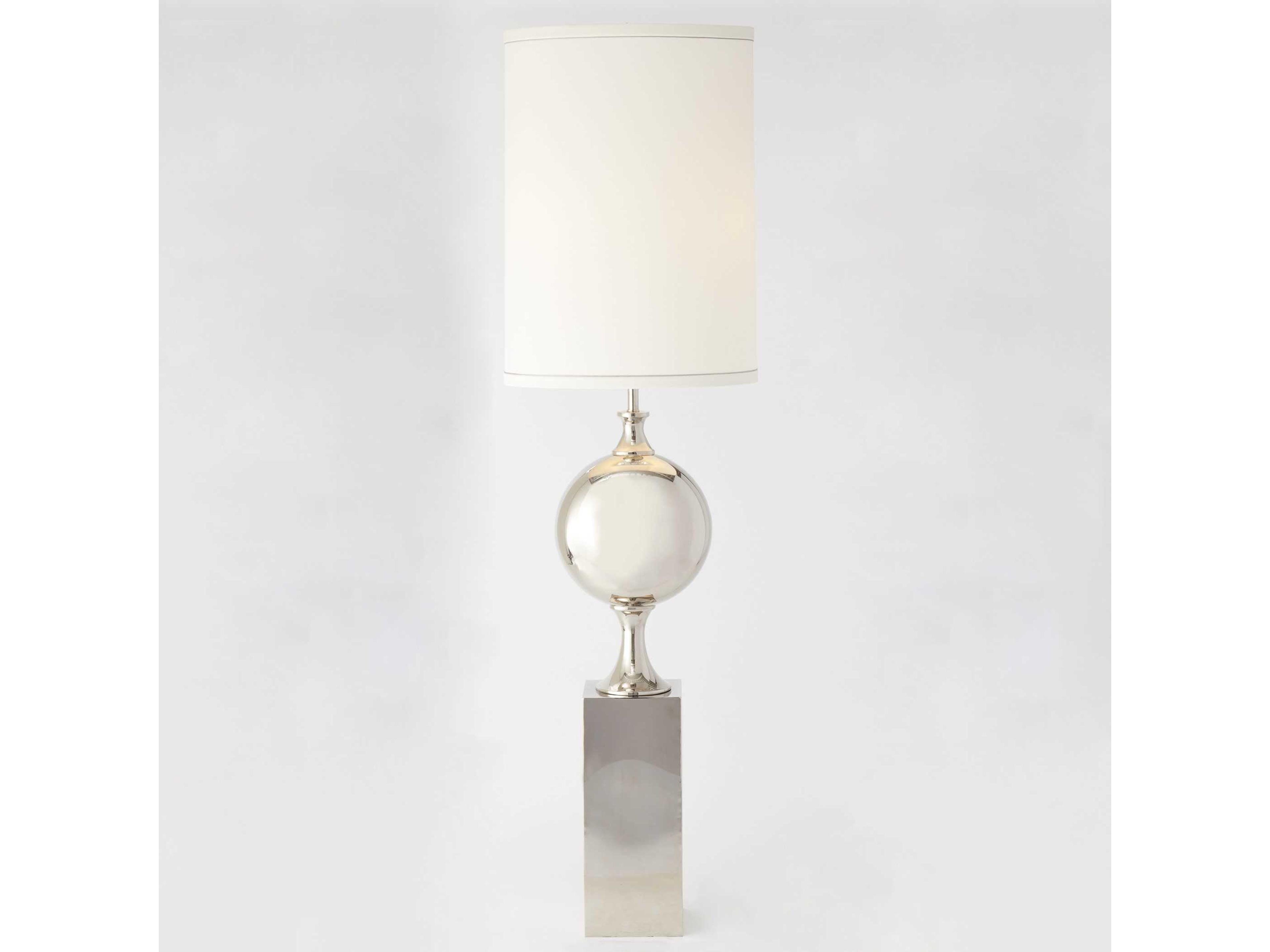 Big Pill Nickel Floor Lamp